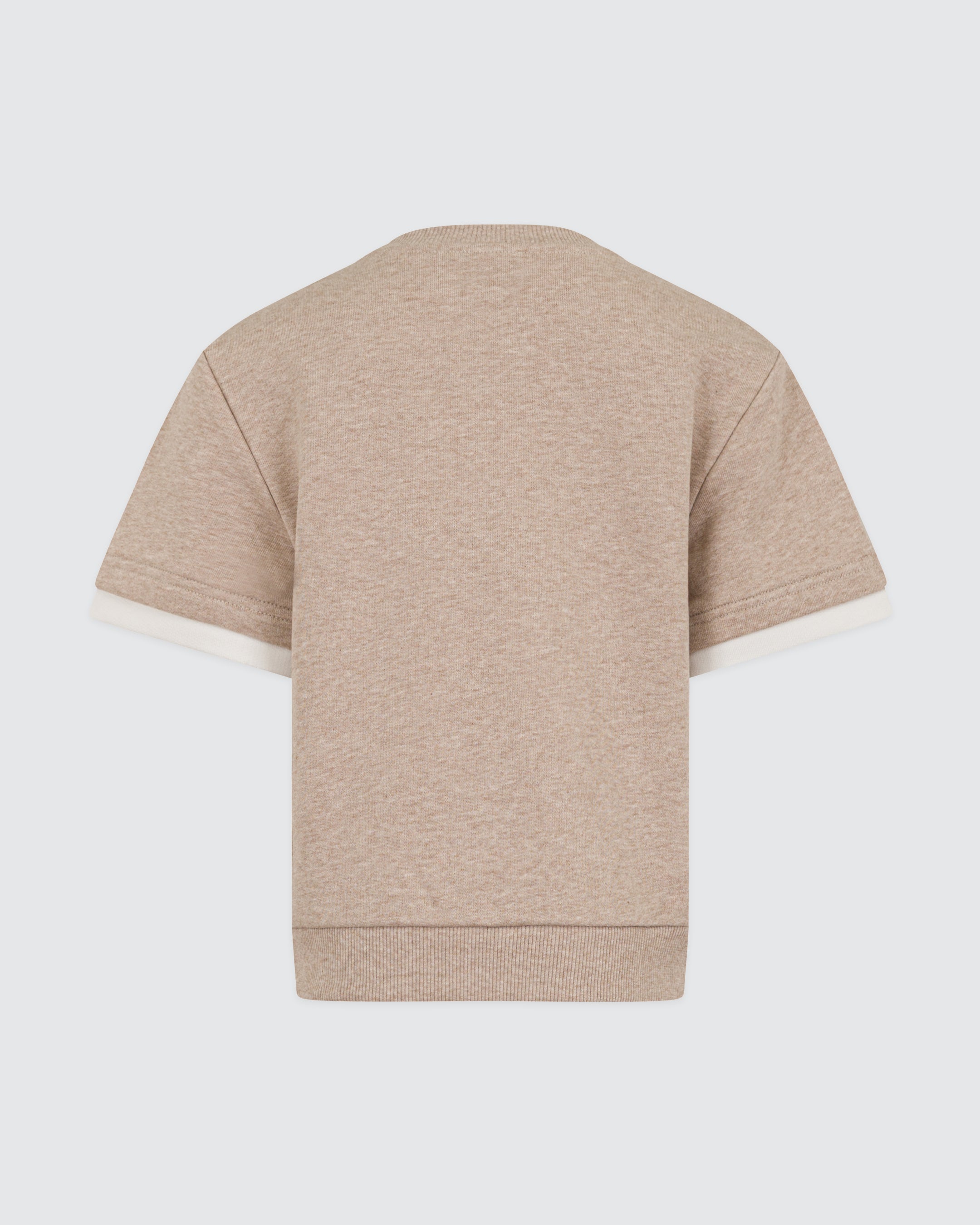 COTTON FLEECE T‑SHIRT BOY
