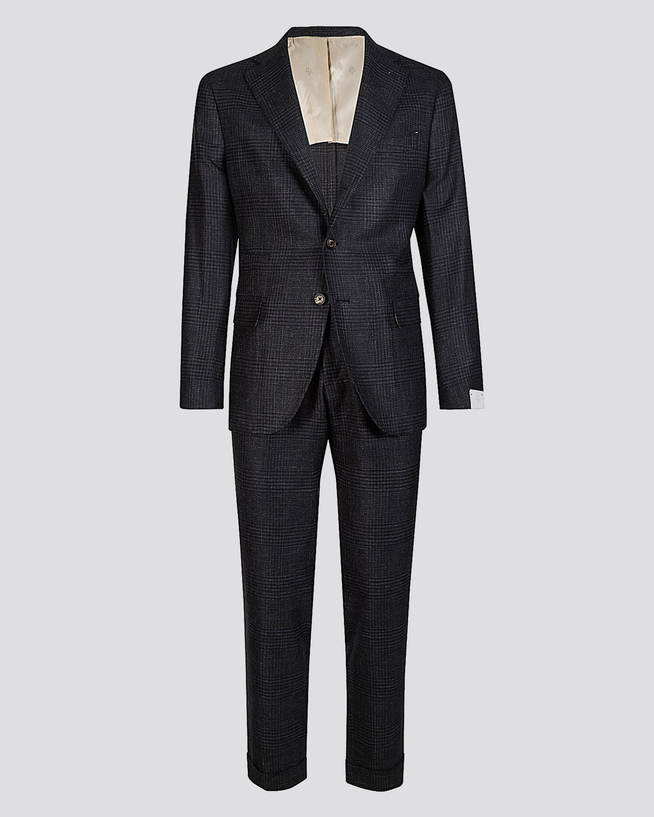 SINGLE BREASTED SUIT WITH PENCED PANTS