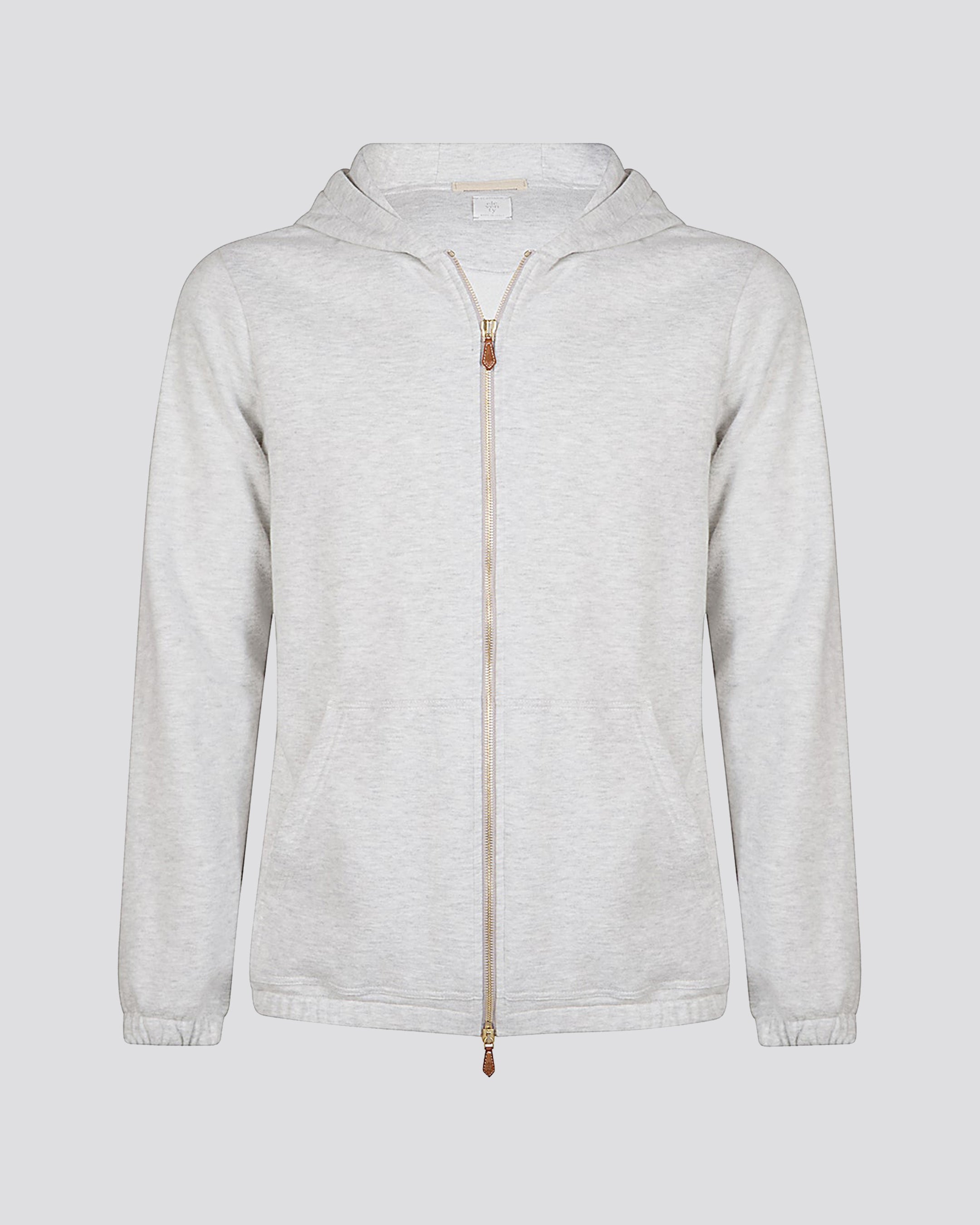 Full Zip cotton cotton silk sweatshirt