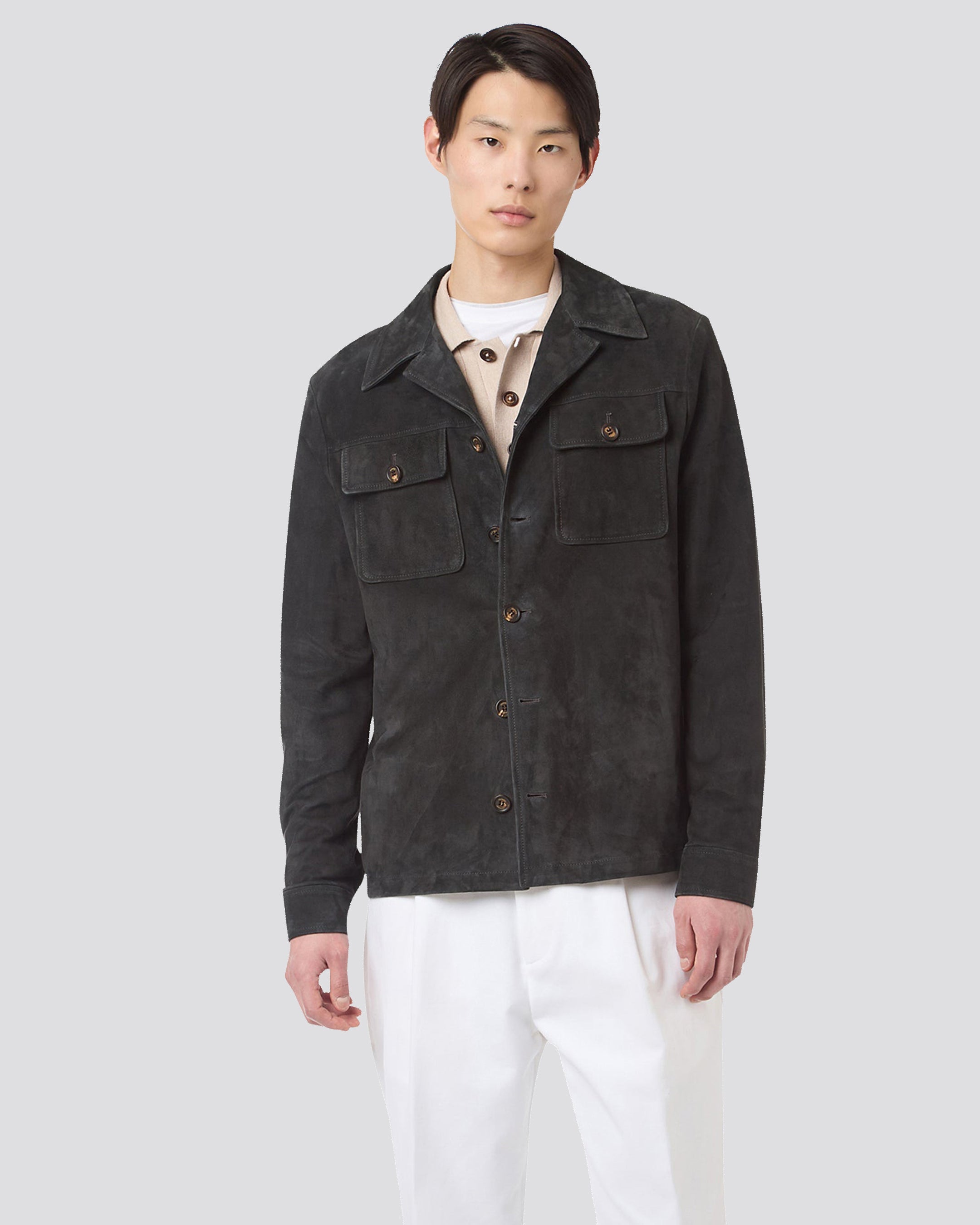 Resinato suede jacket