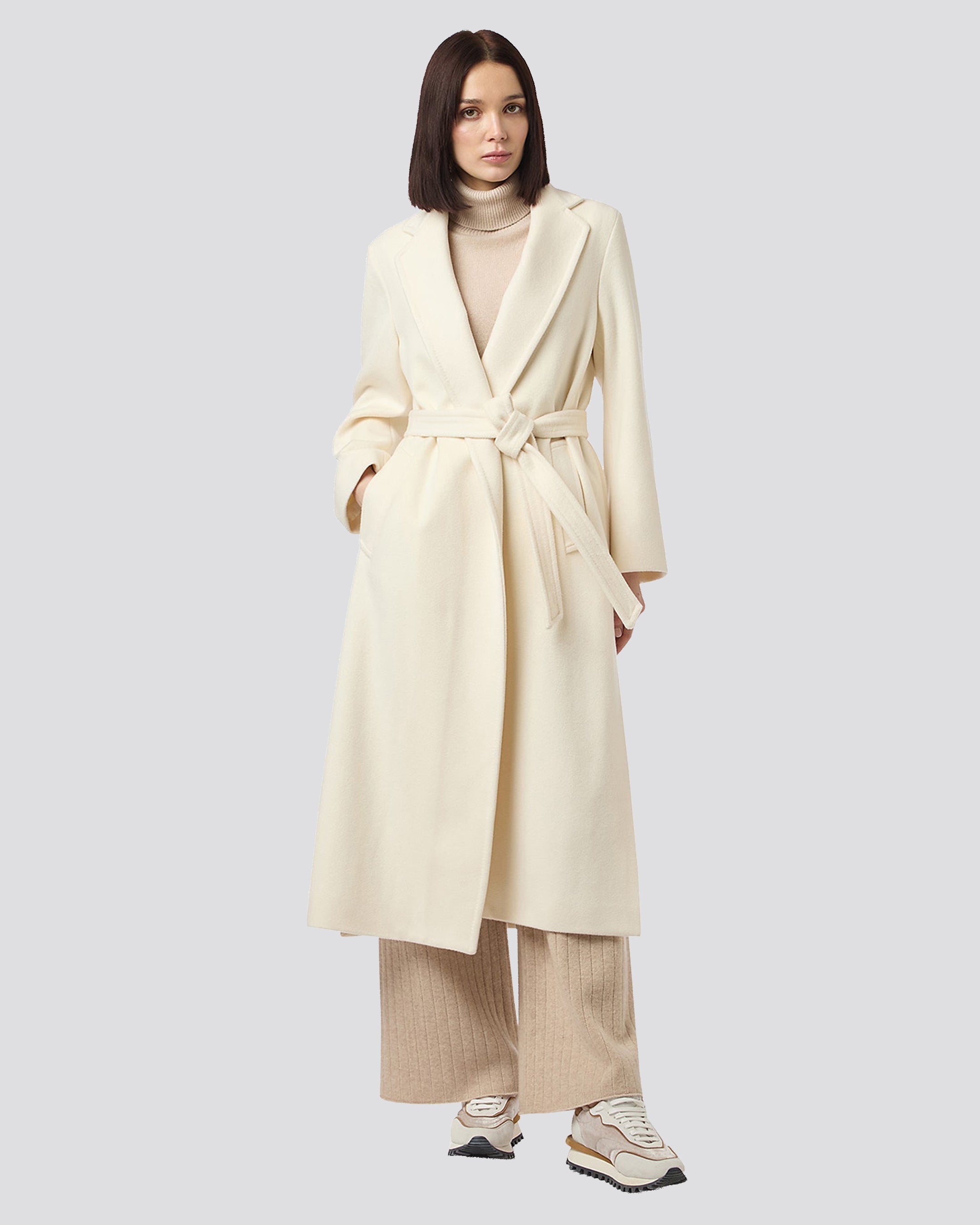 LONG COAT WITH BELT