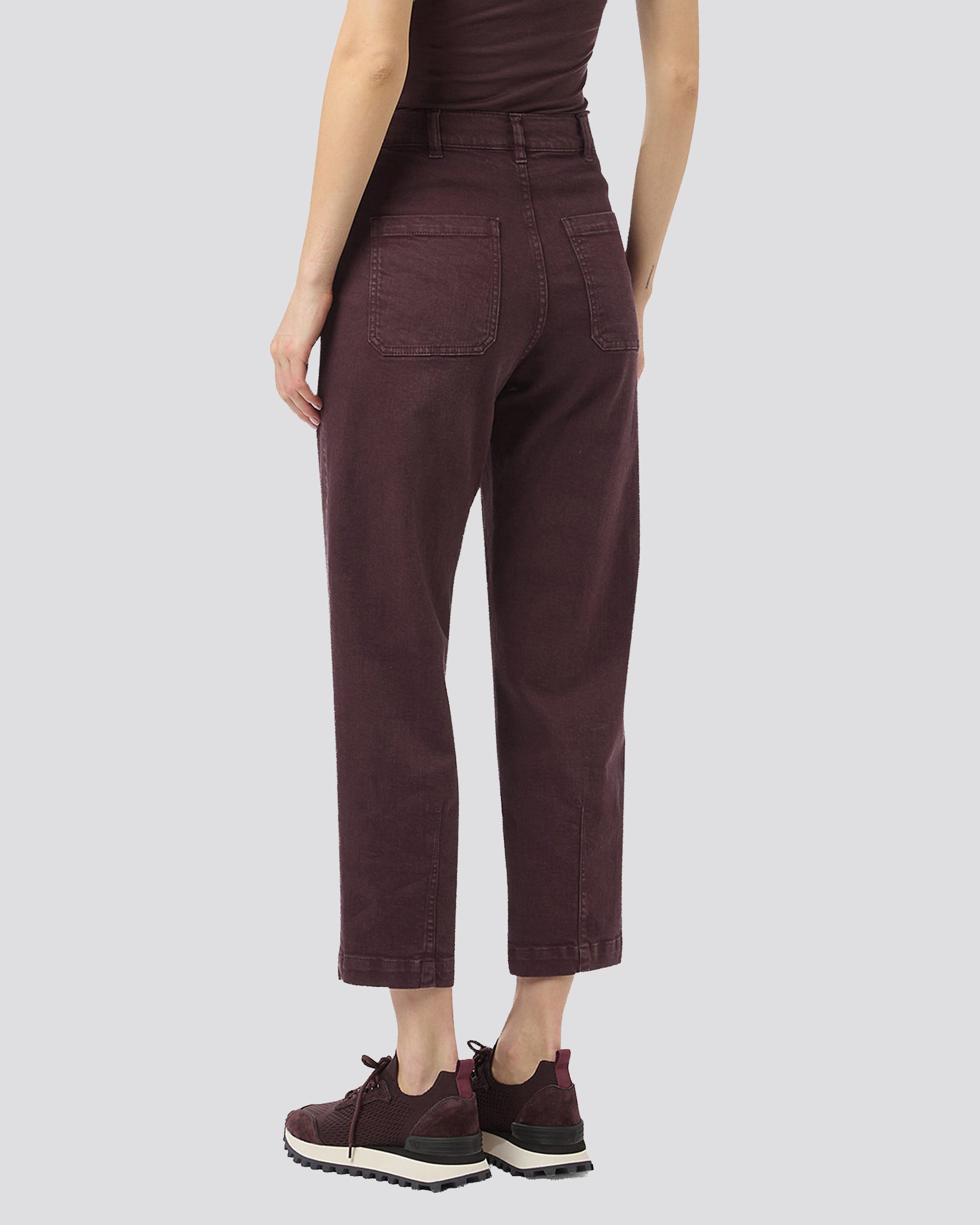 STRETCH COTTON TROUSERS