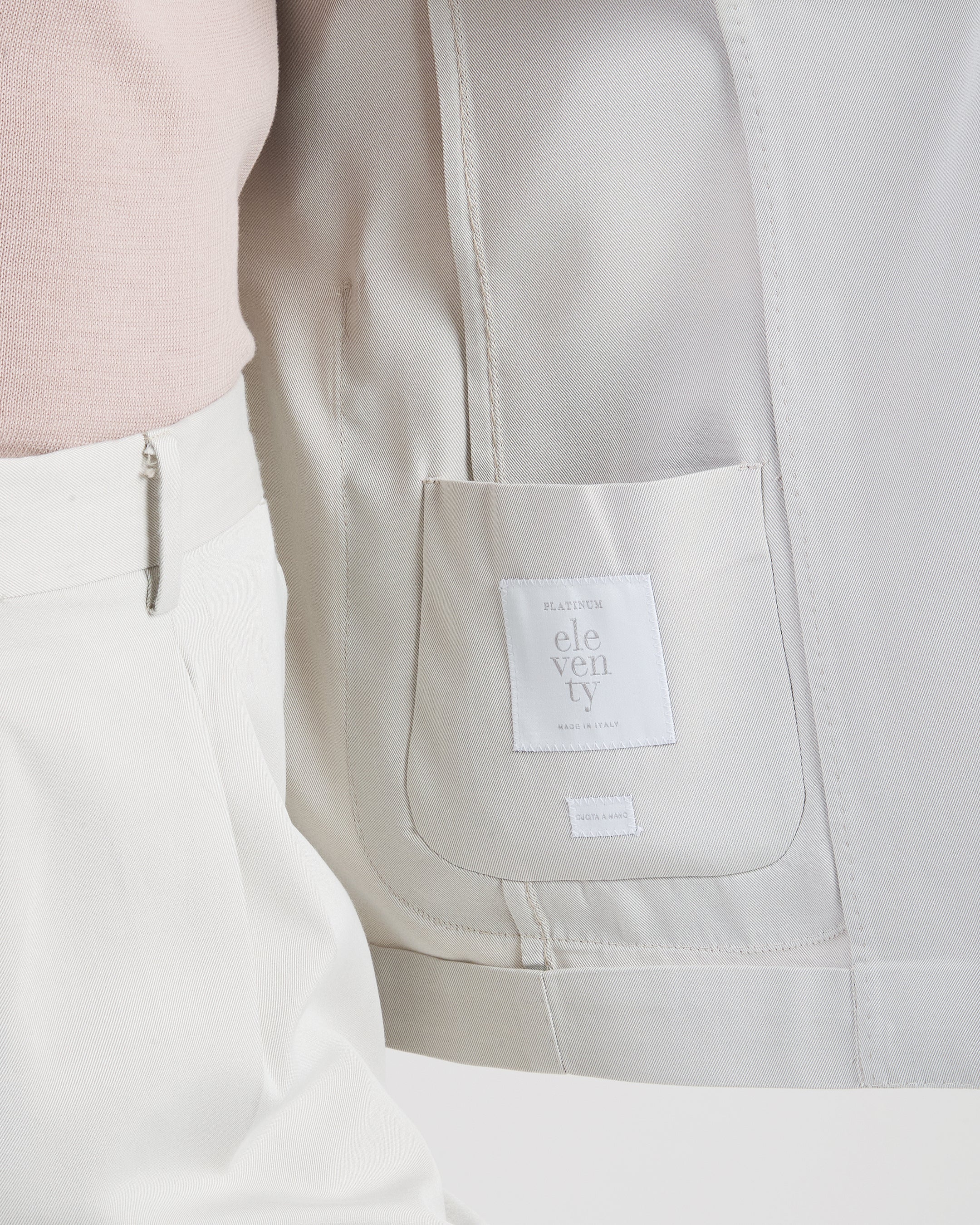 Single-Breasted Silk Suit with Double Pleats Slim Fit