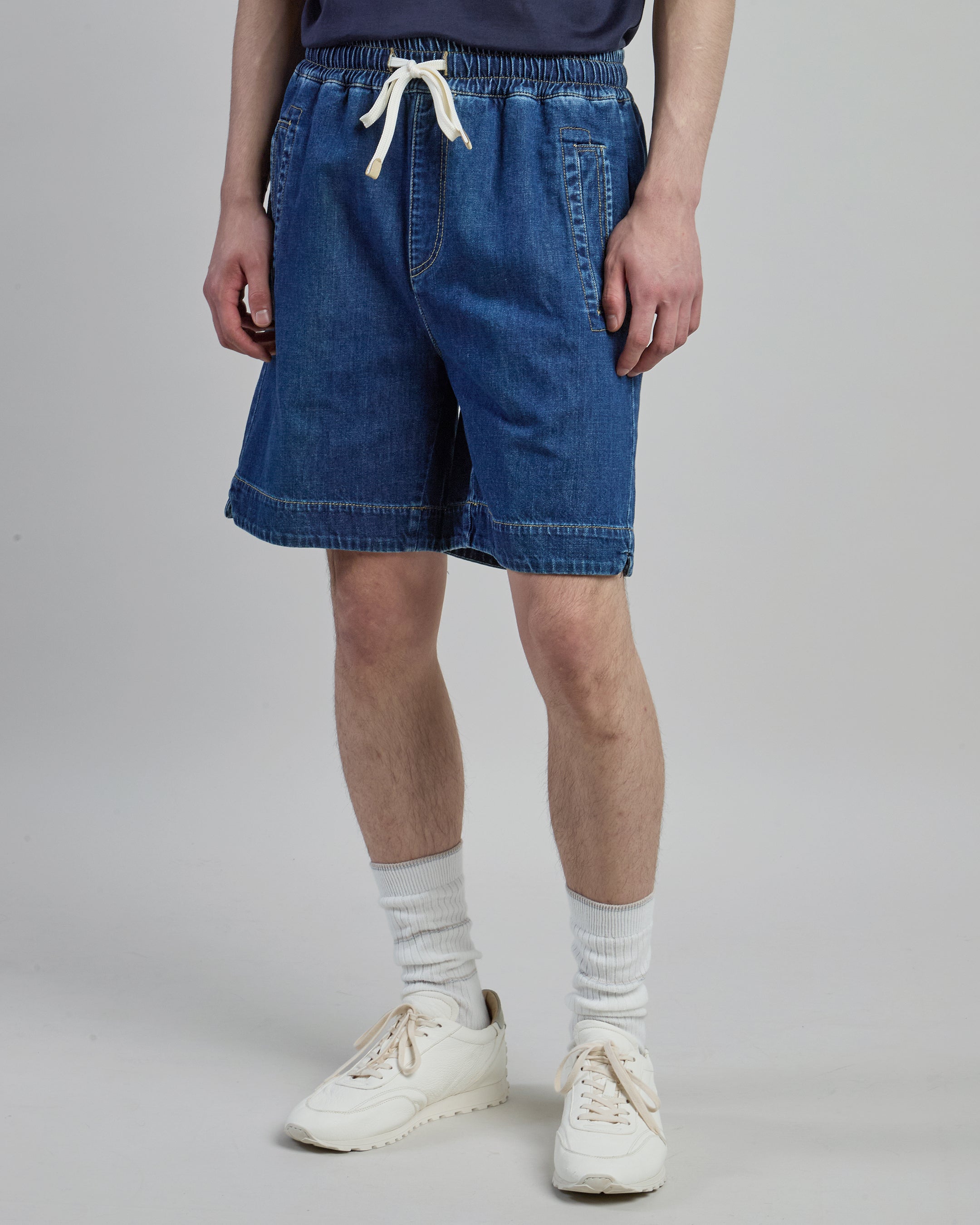 Men's Garment-Dyed Cotton Athletic Bermuda Shorts