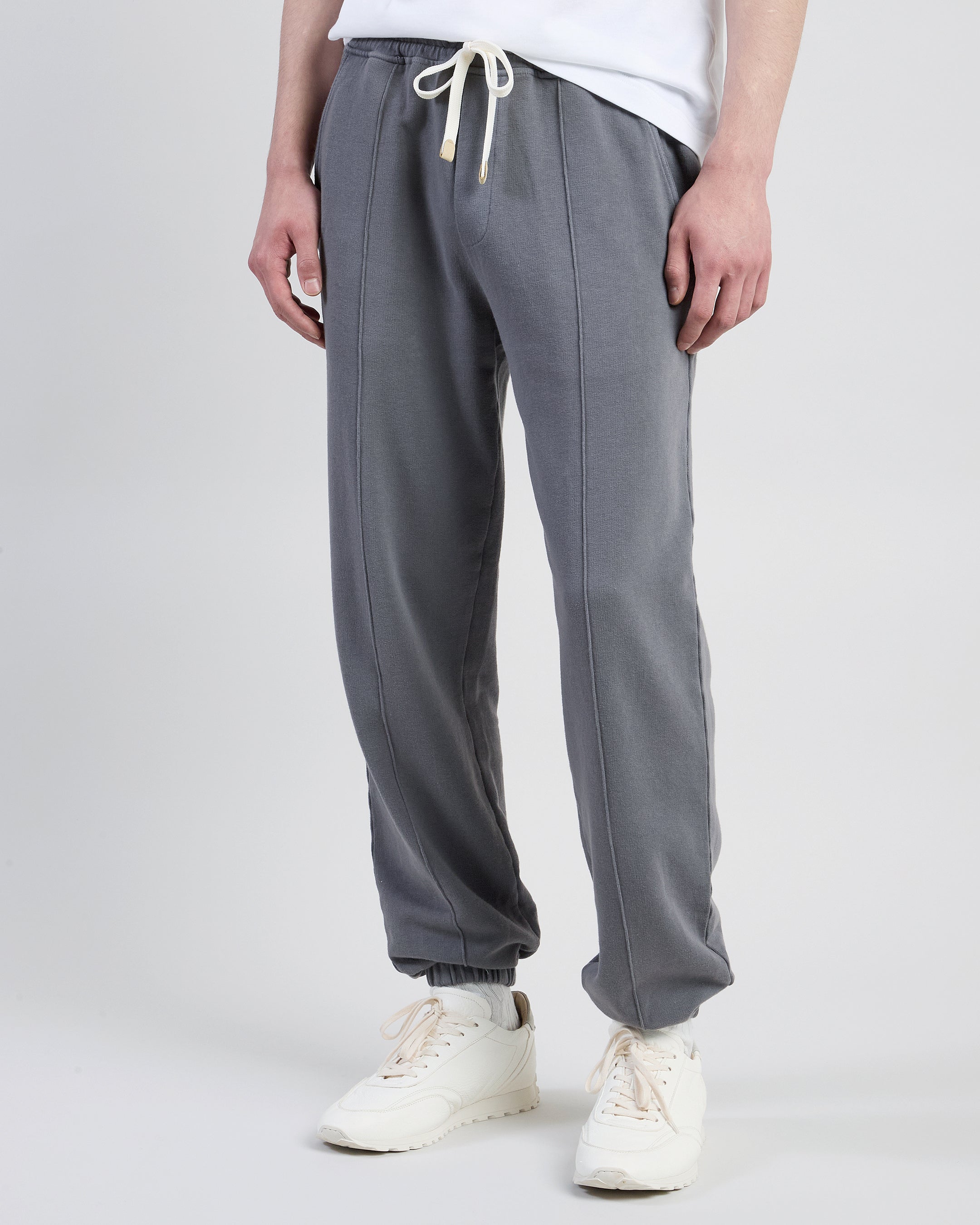 Men's Garment-Dyed Cotton Jersey Jogger Trousers