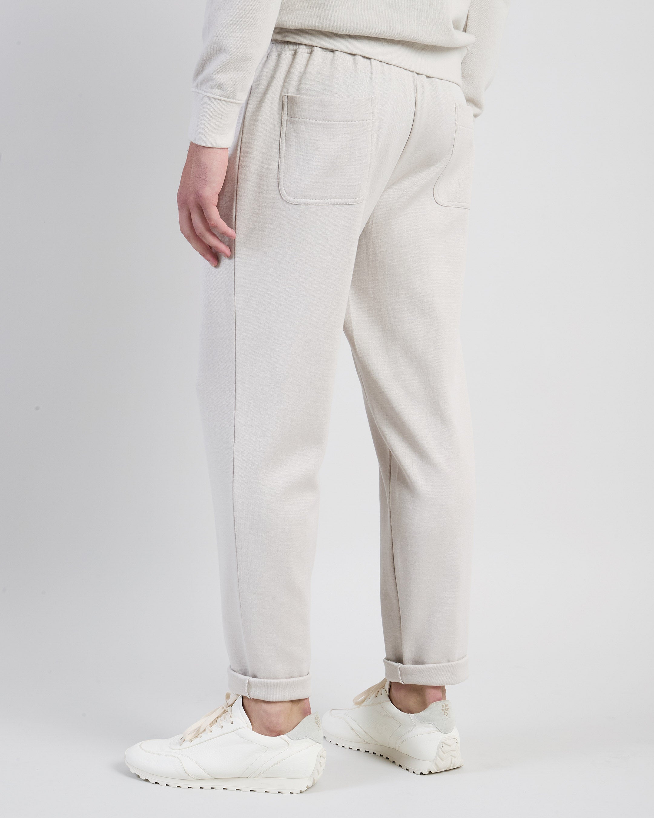 Men's Giza Cotton Jogger Trousers with Drawstring