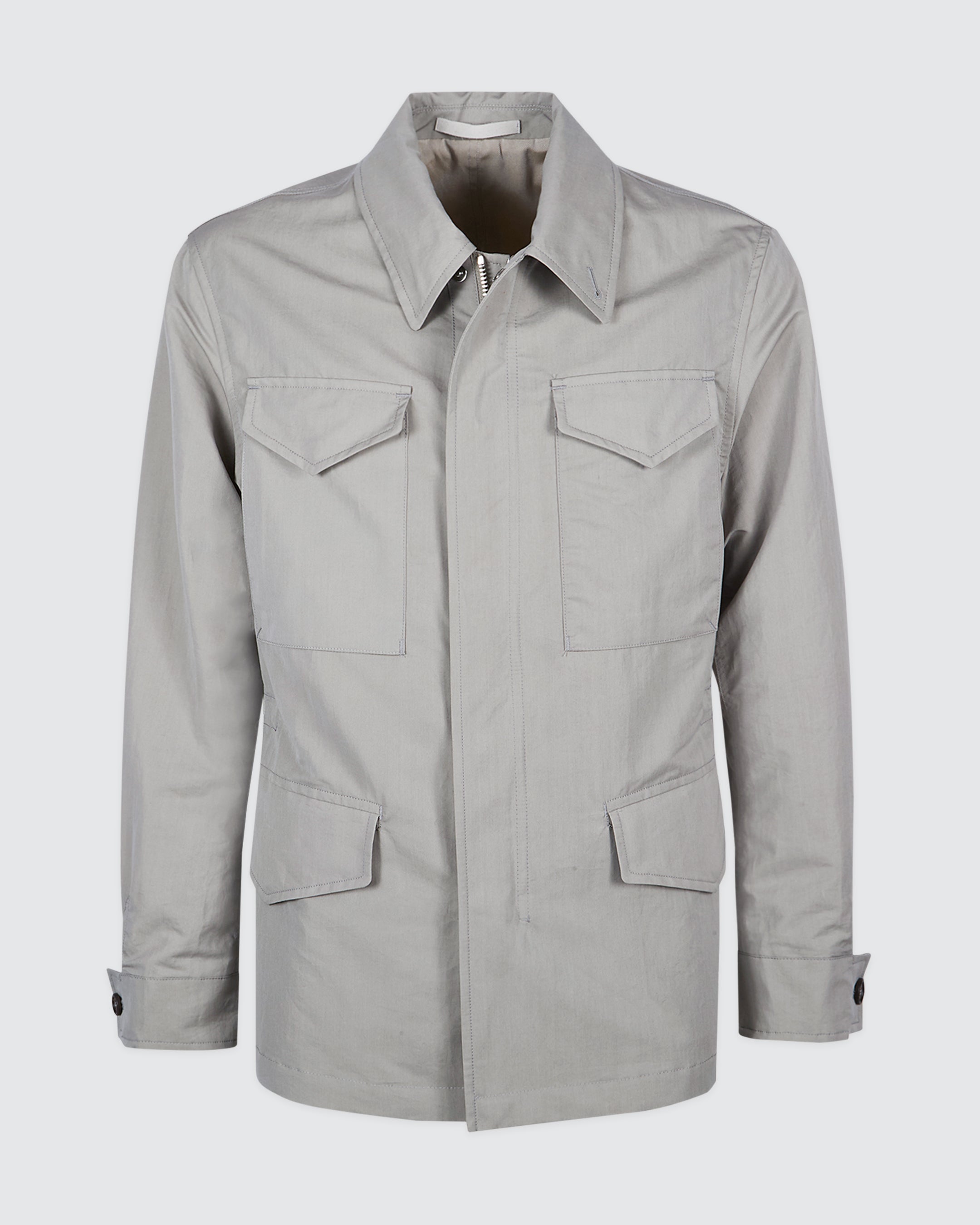 Men's Cotton and Silk Safari Jacket