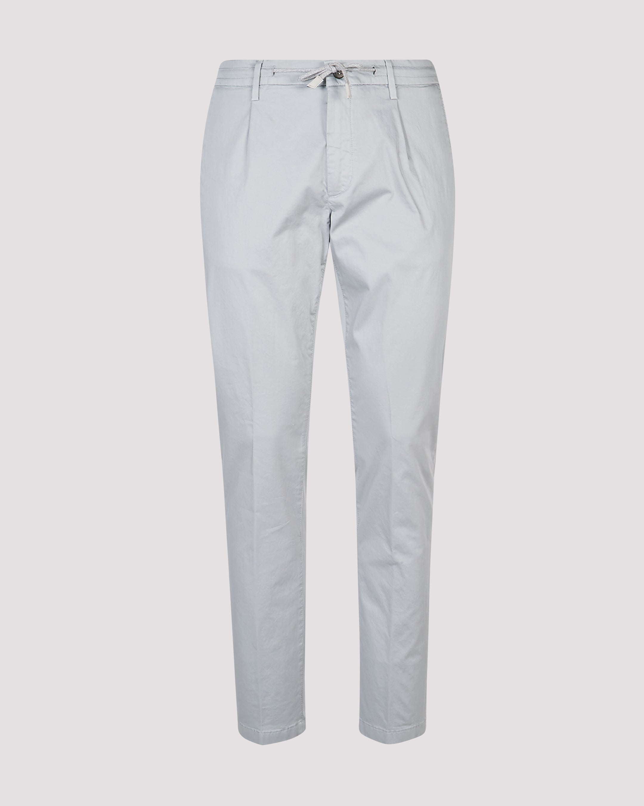 Pantaloni Cinque Tasche in Cotone Elasticizzato Uomo