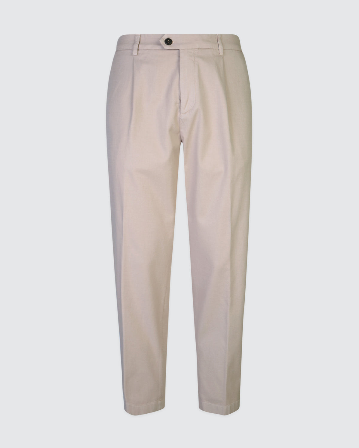 Pantalone Uomo in Cotone e Seta con Pinces