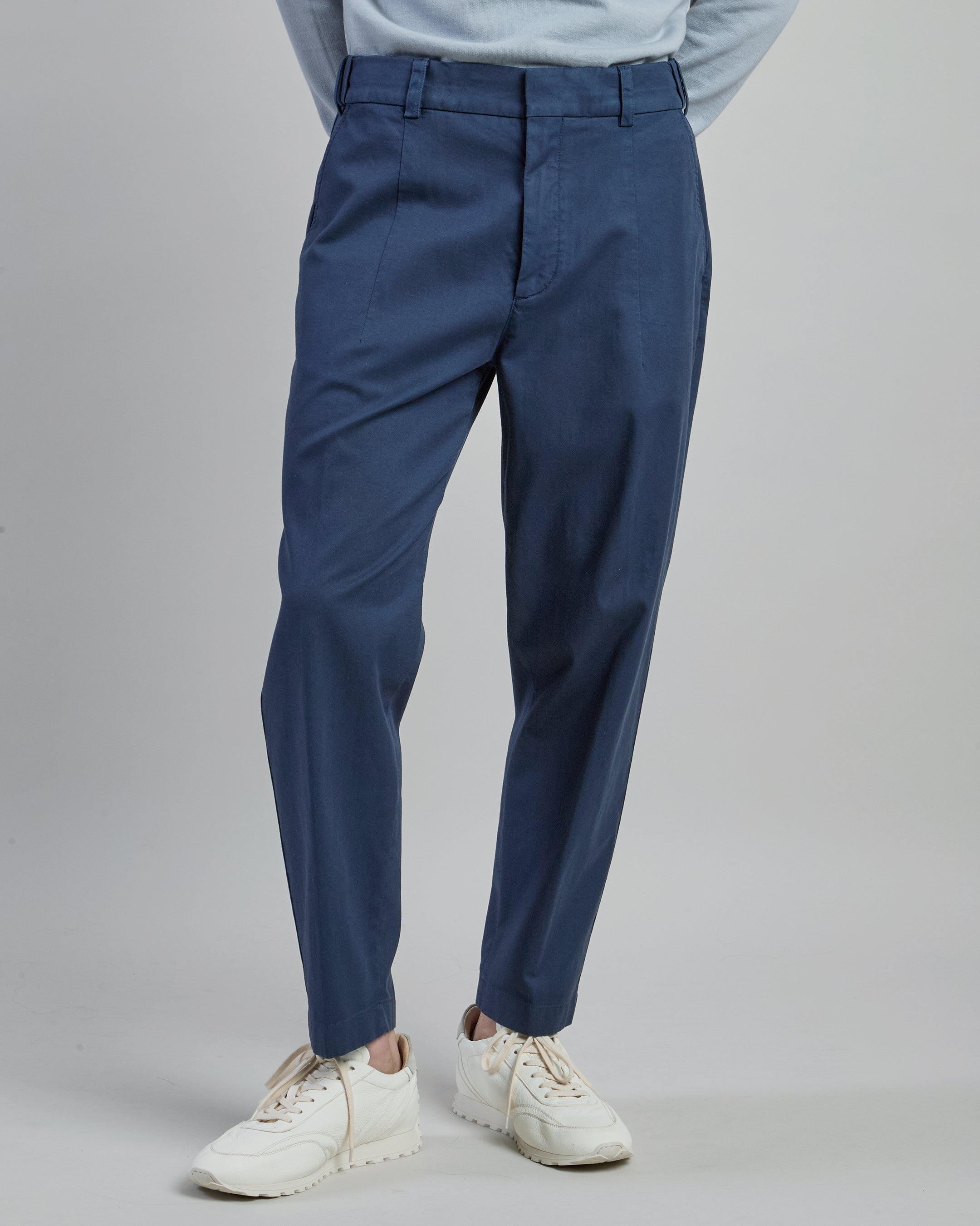 Men's Trisize Garment-Dyed Cotton Chino Trousers