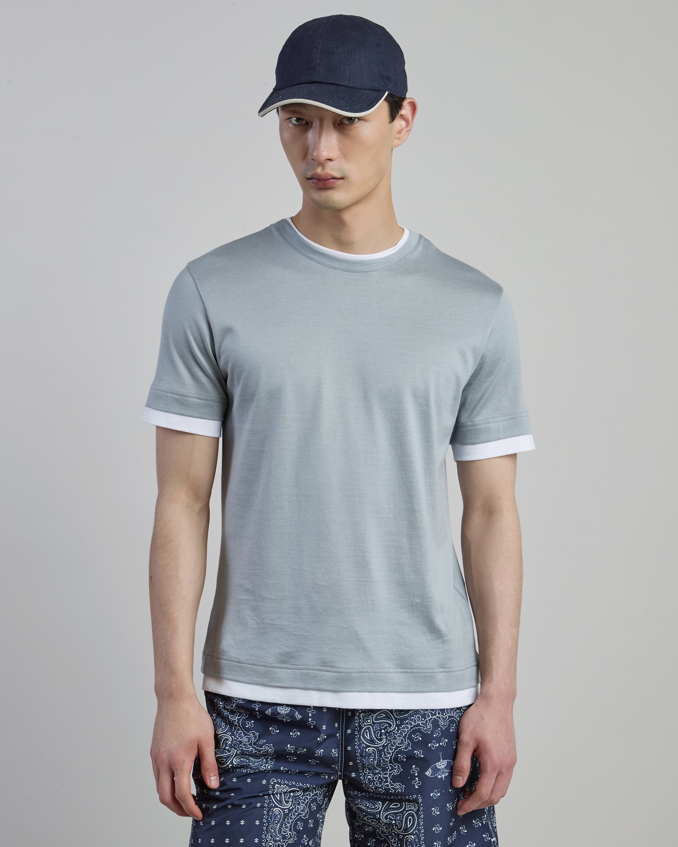 Men's Giza Cotton Jersey Crew Neck T-Shirt