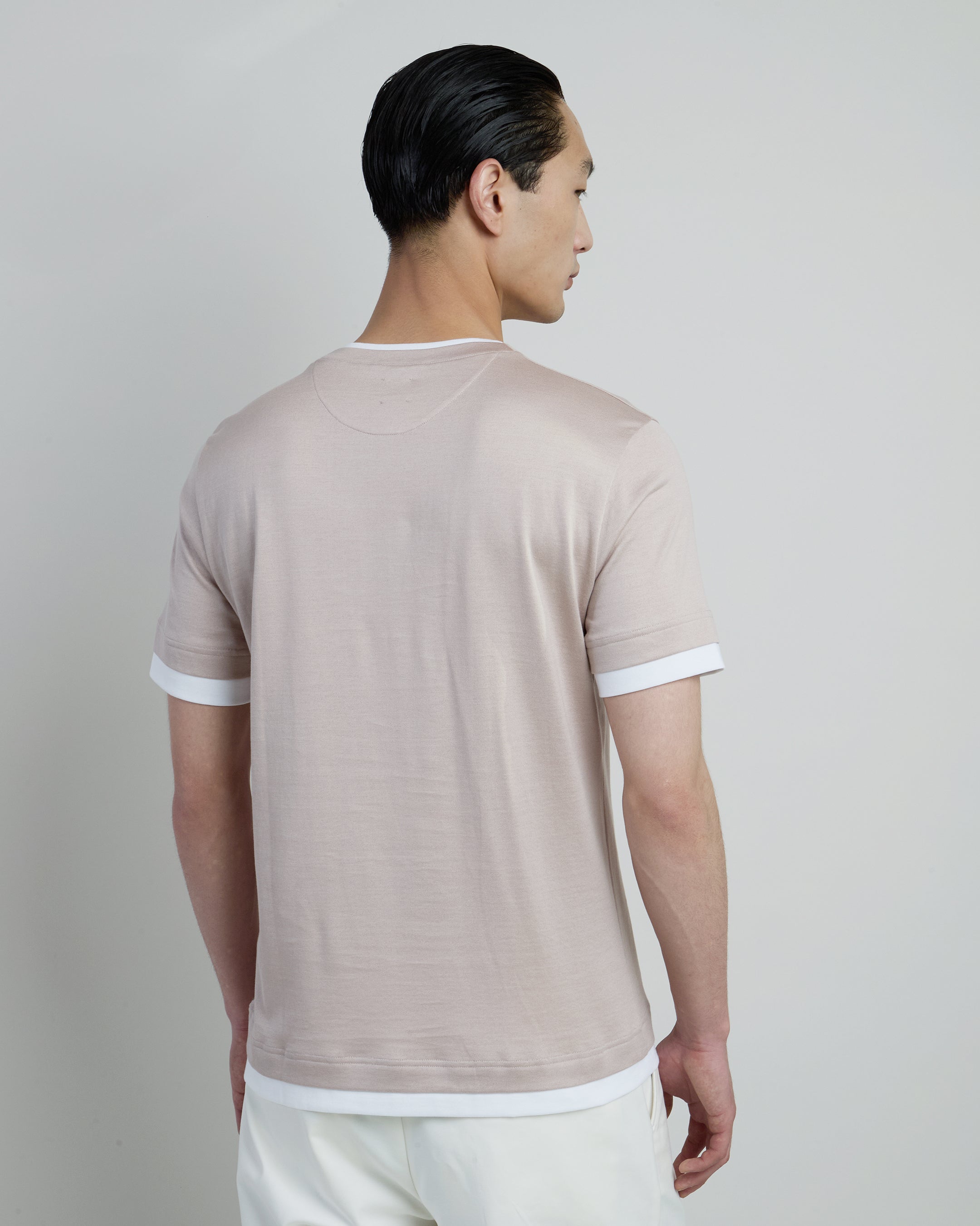 Men's Giza Cotton Jersey Crew Neck T-Shirt