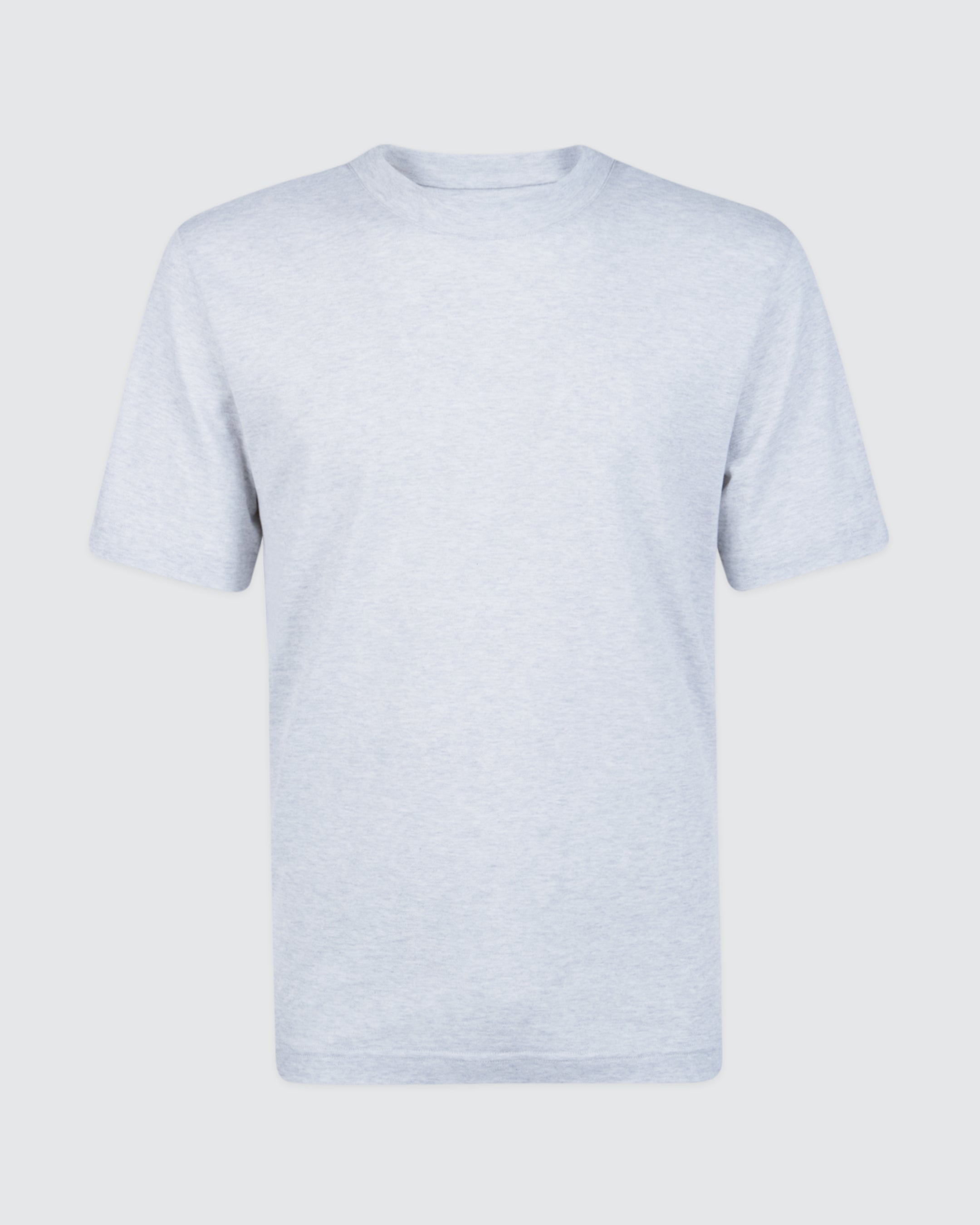 Men's Giza Cotton Crew Neck T-Shirt with High Collar