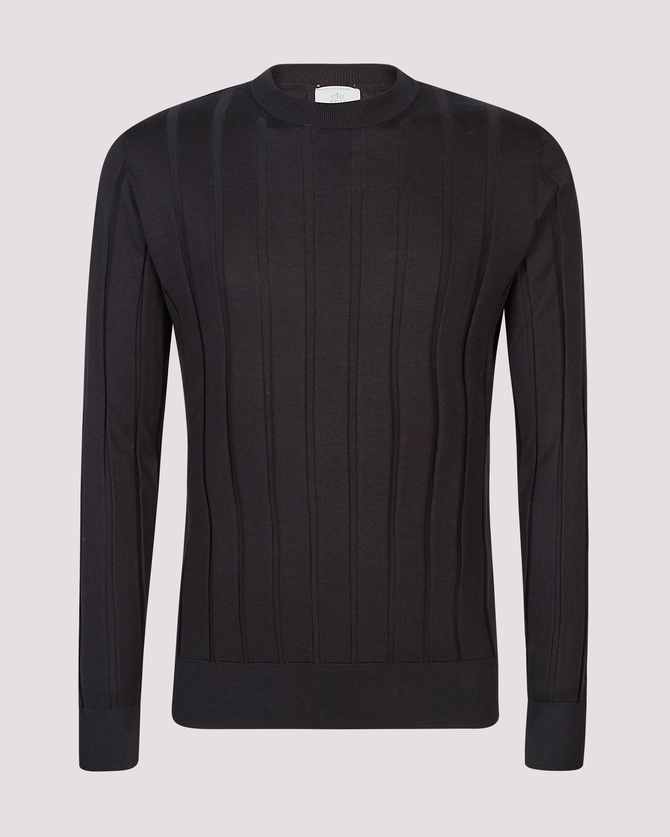 Men's Cotton Silk and Cashmere Crew Neck Sweater