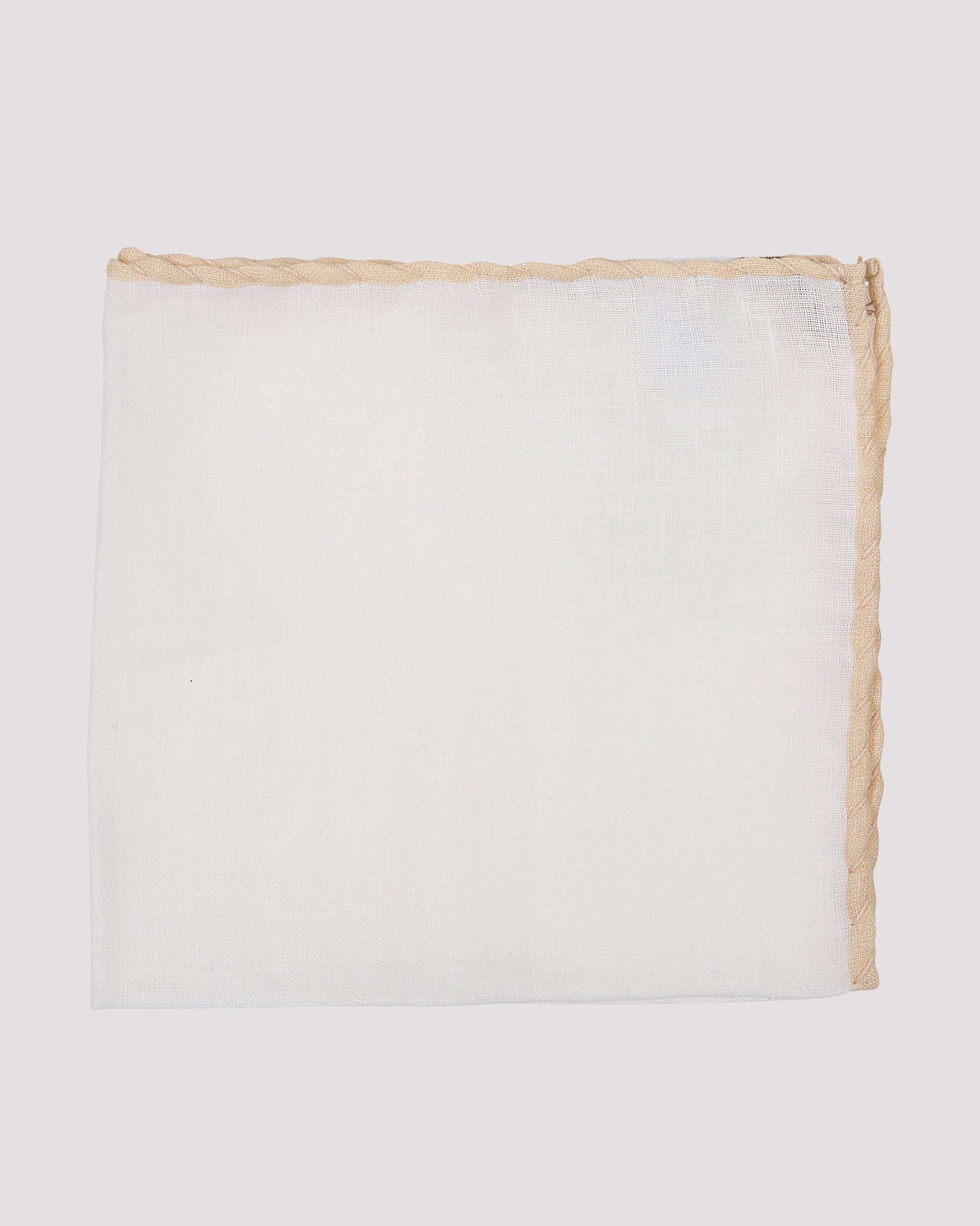 Pochette da Taschino in Lino con Bordi a Contrasto