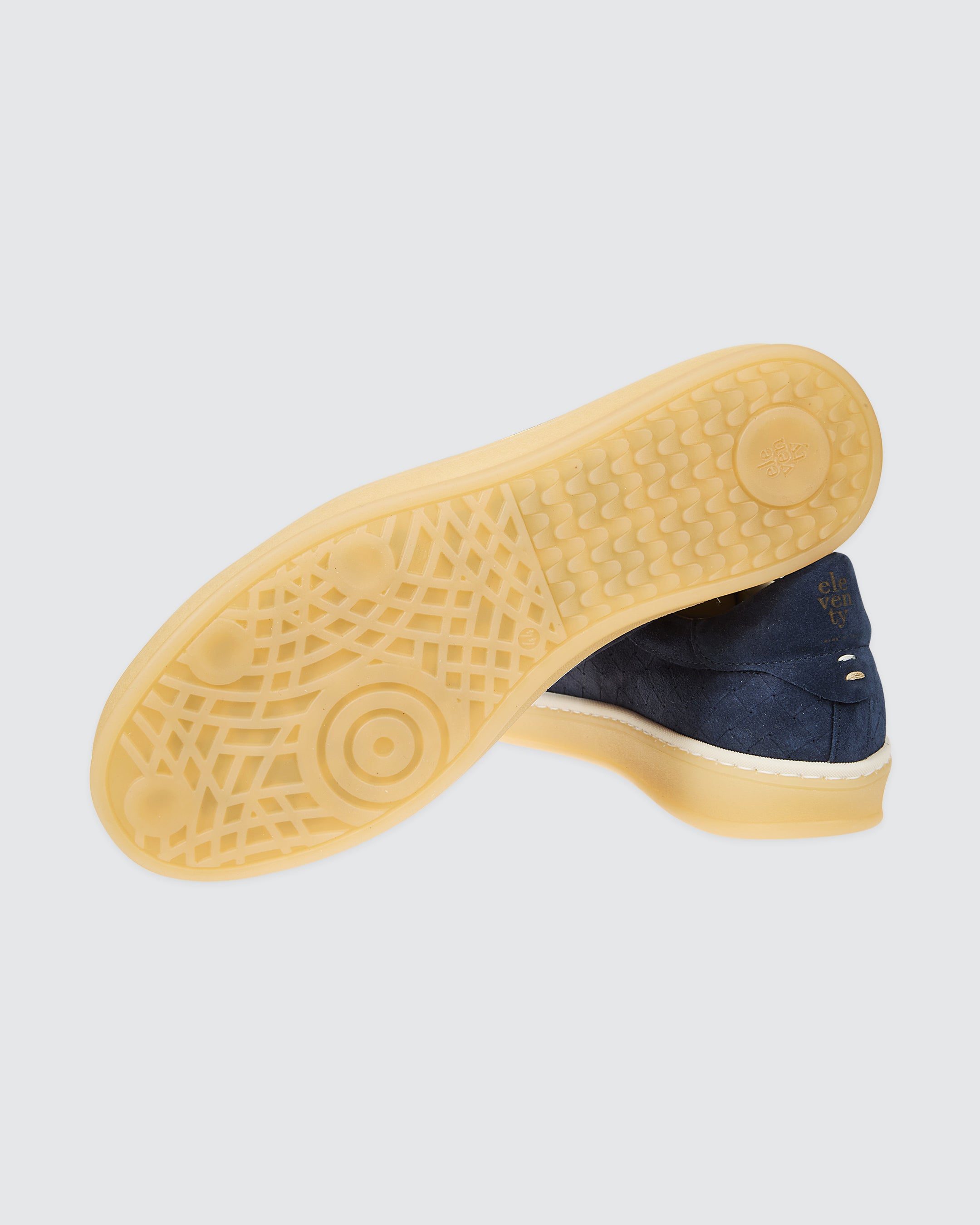 Men's Woven Suede Sneakers with 3D Texture
