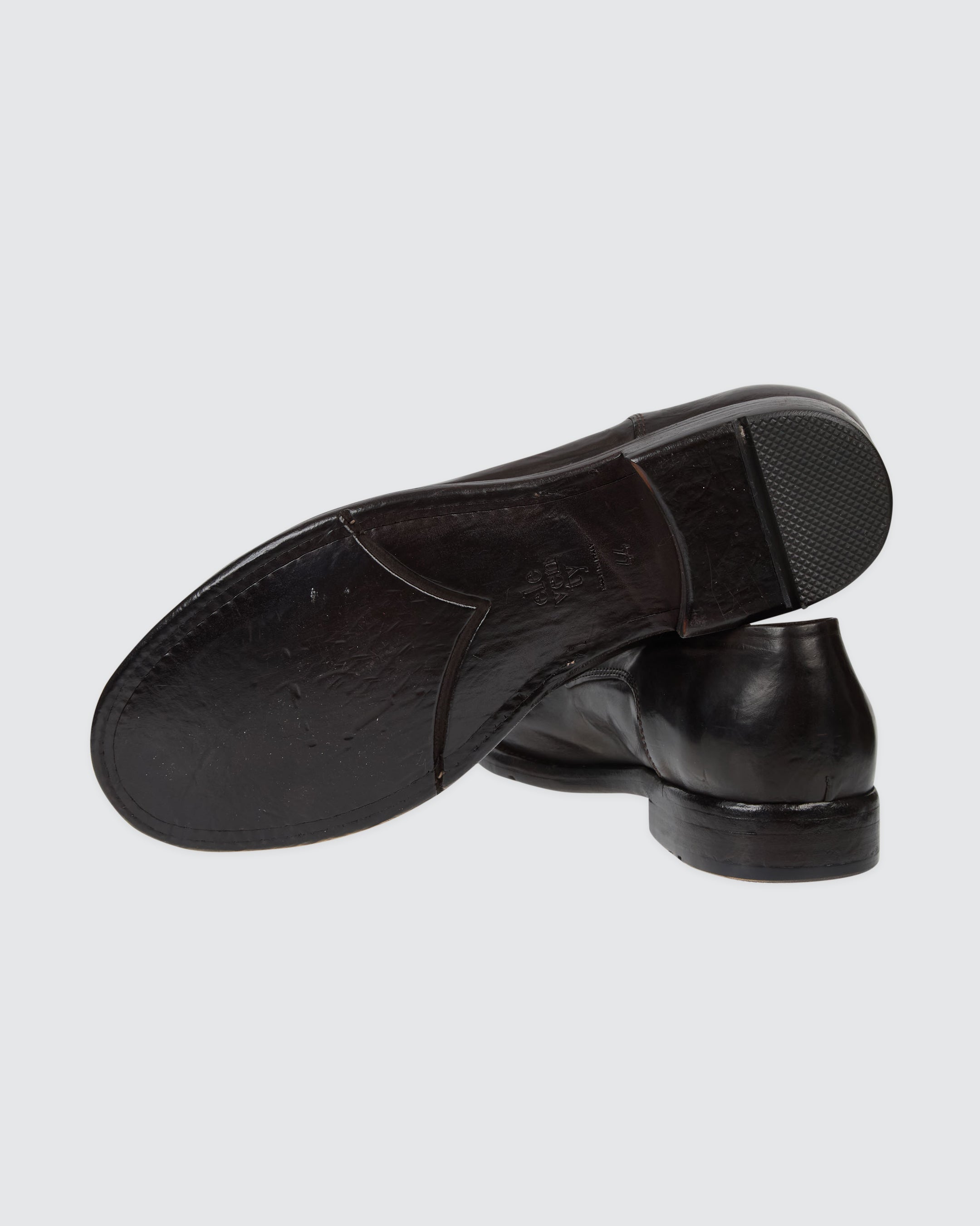 Men's Hand-Dyed Calfskin Leather Moccasin Shoes