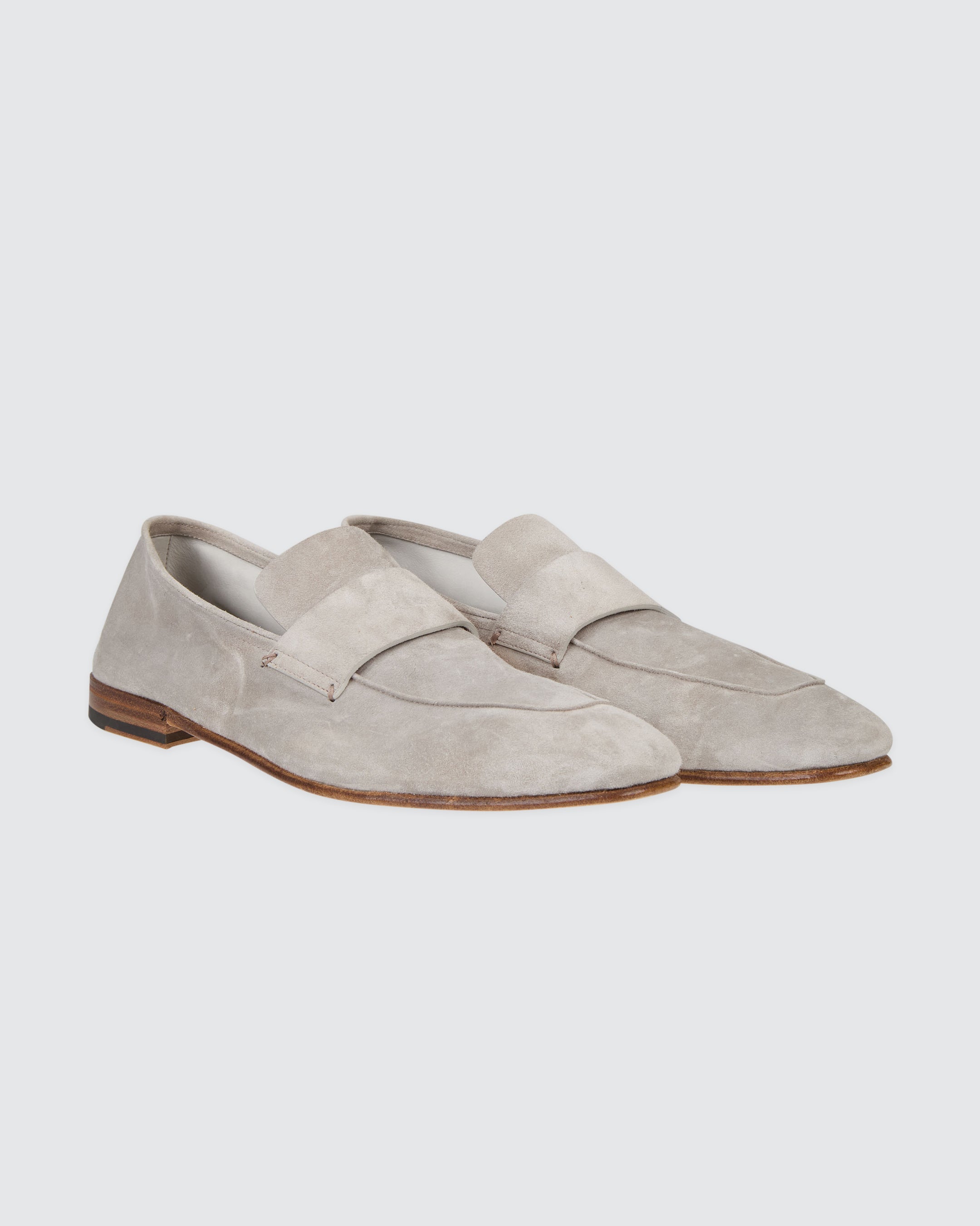Men's Suede Calfskin Moccasins for Formal Outfits