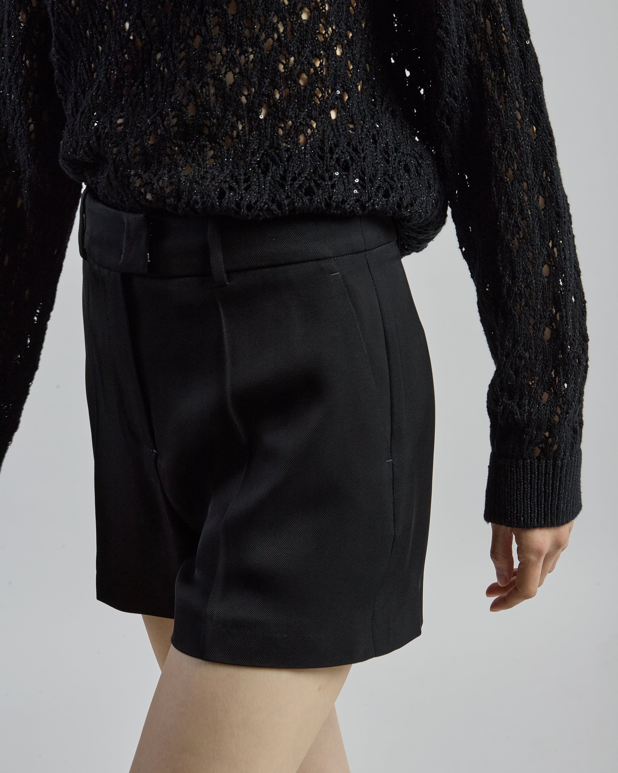 Shorts in Viscosa con Tasche America da Donna