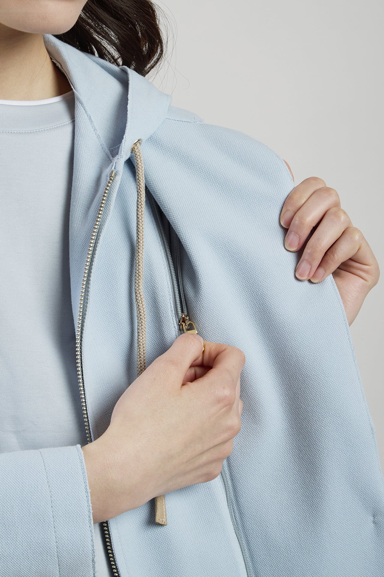 Women's Single-Breasted Stretch Cotton Jacket