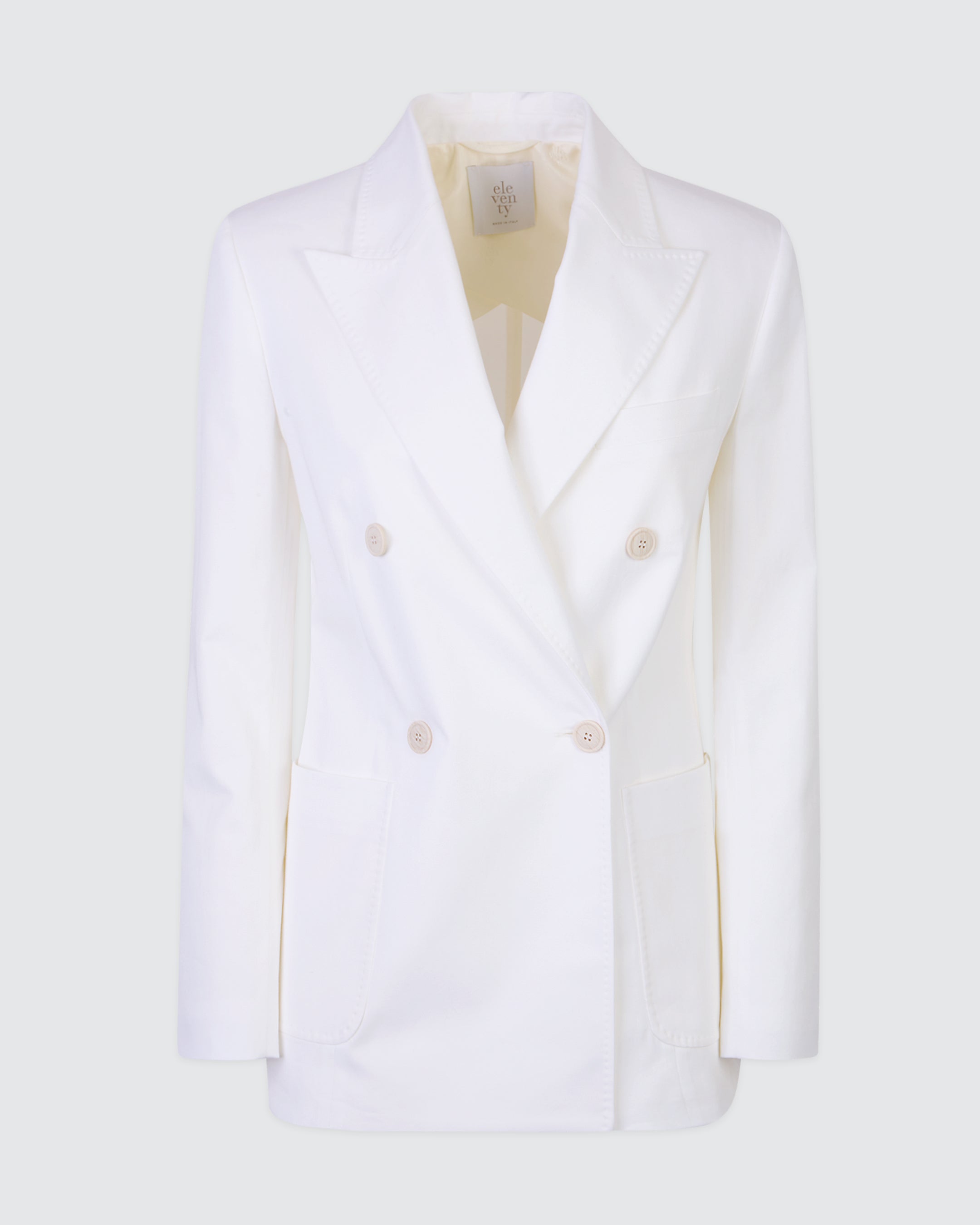 Women's Double-Breasted Stretch Cotton Jacket