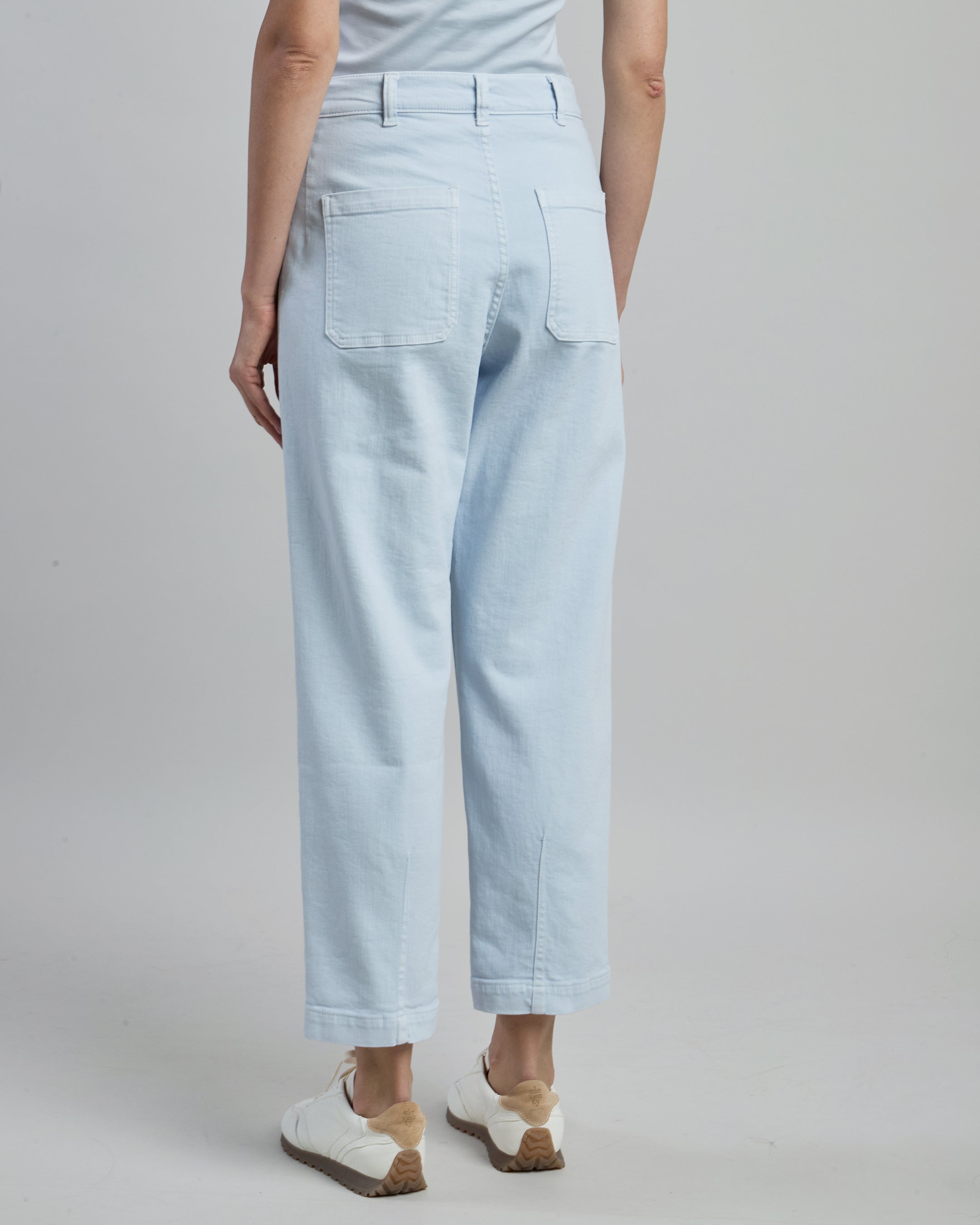 Women's Stretch Cotton Bull Denim Trousers