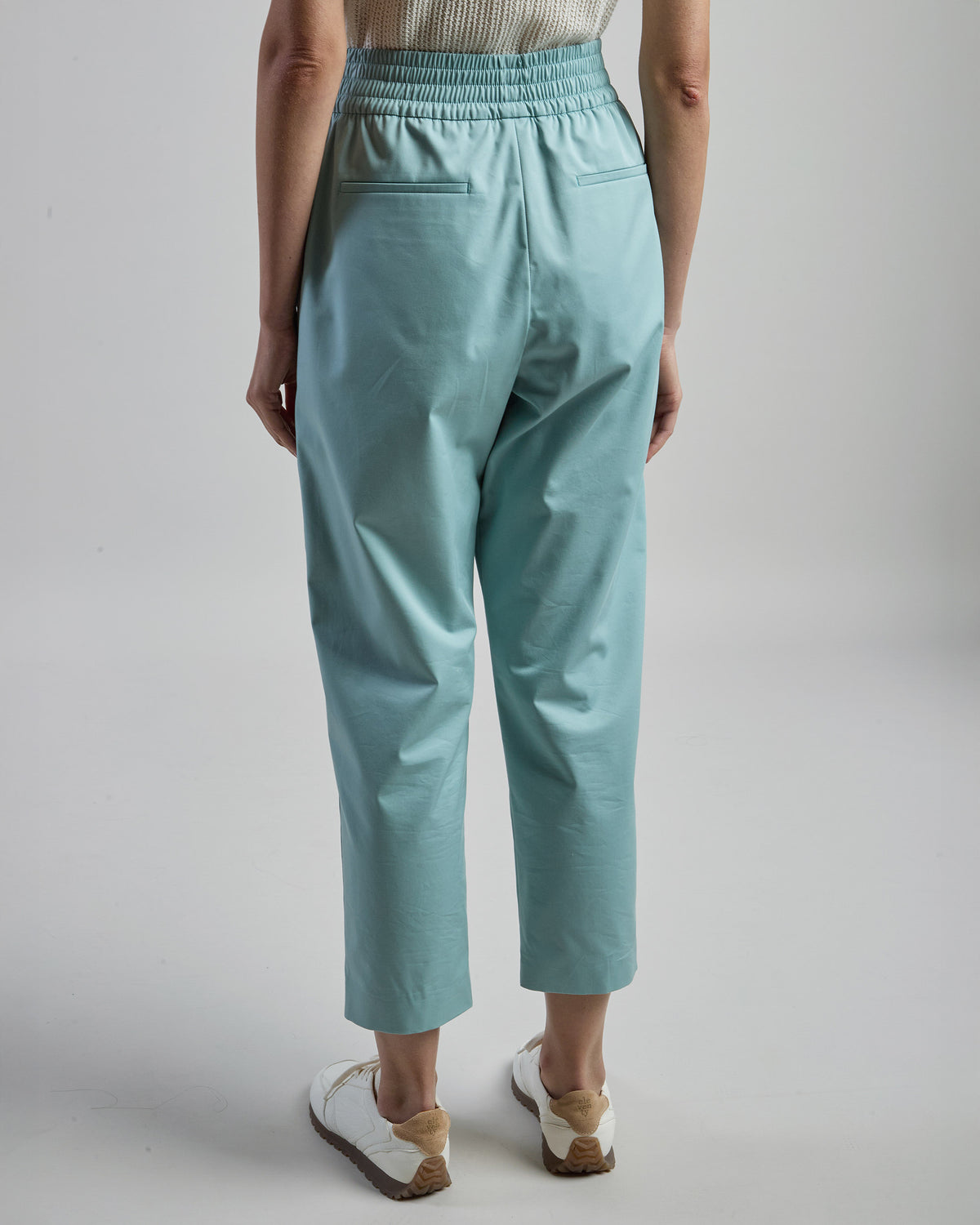 Pantalone Donna in Cotone e Lyocell con Elastico