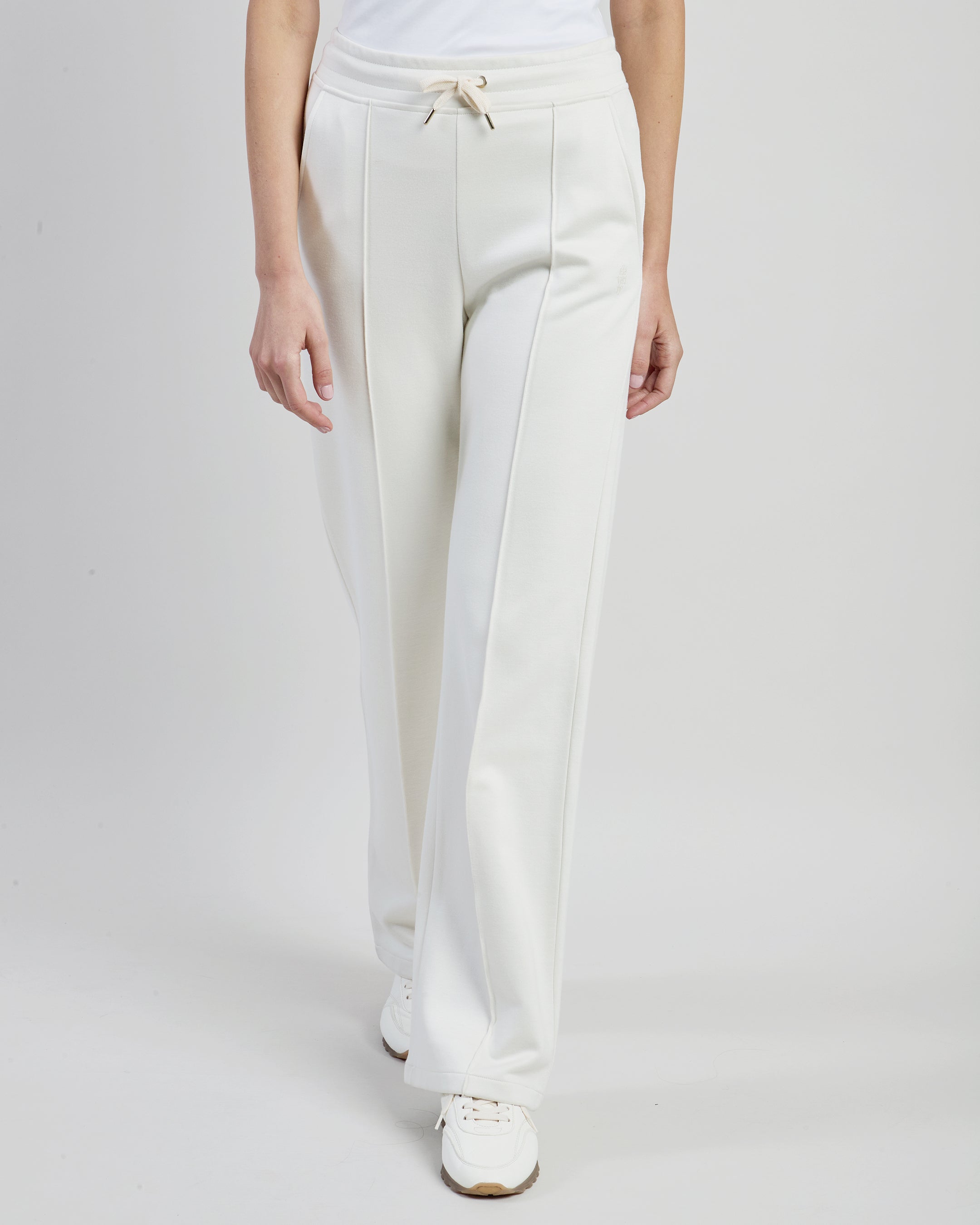 Women's Viscose and Cotton Blend Straight Sweatpants
