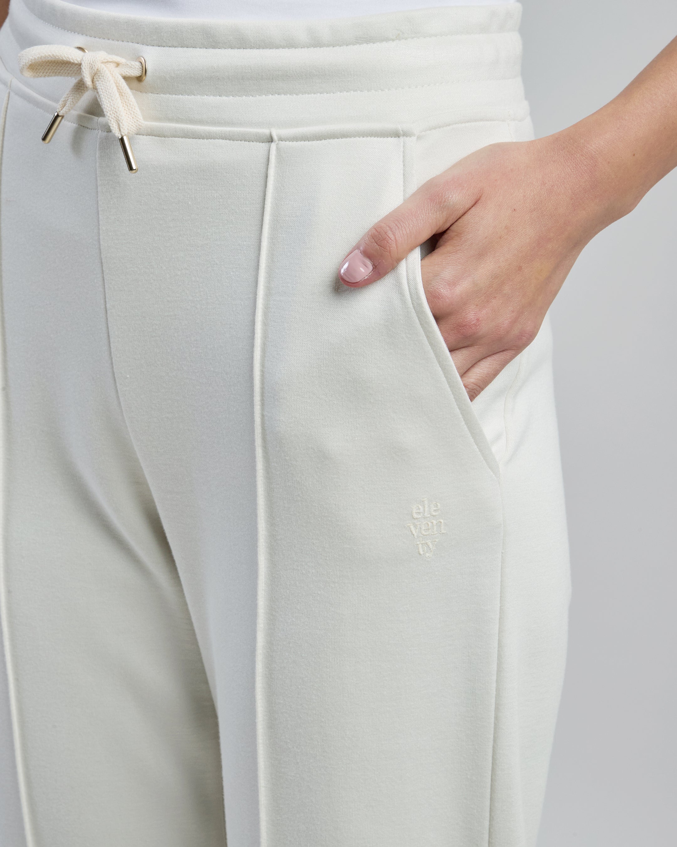 Women's Viscose and Cotton Blend Straight Sweatpants