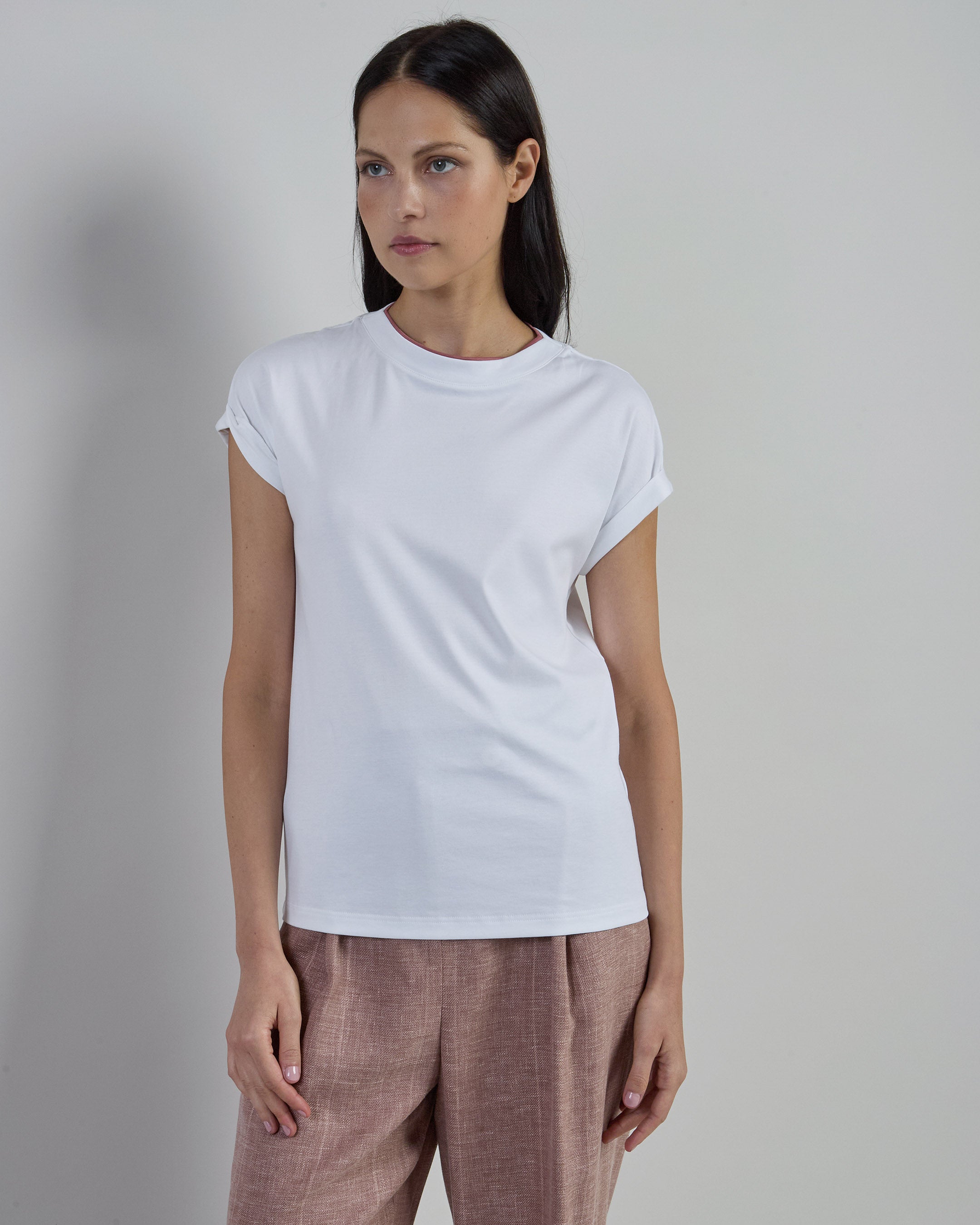 Women's Crew Neck T-Shirt in Soft Premium Cotton
