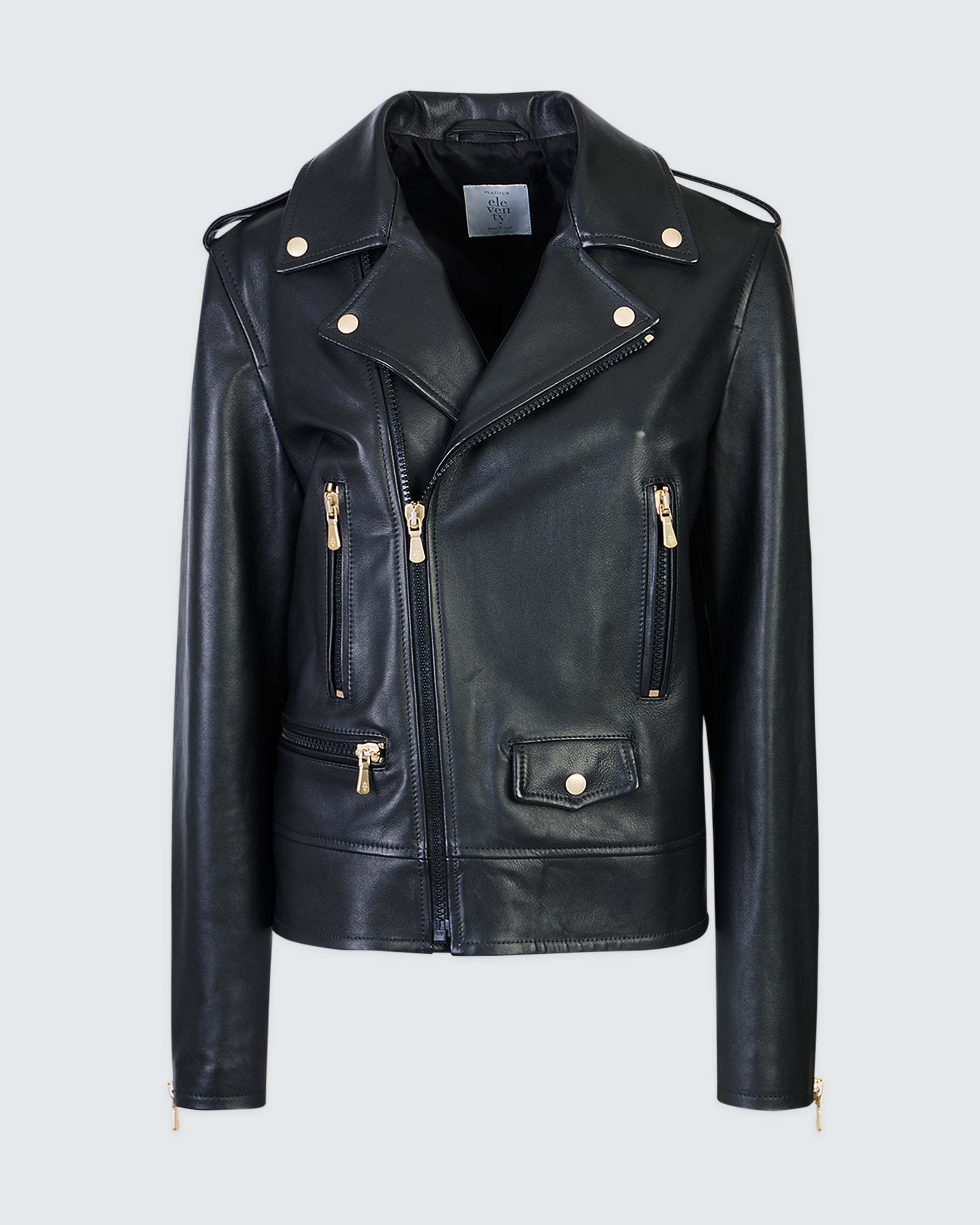 Women's Nappa Leather Biker Jacket - Chiodo Style