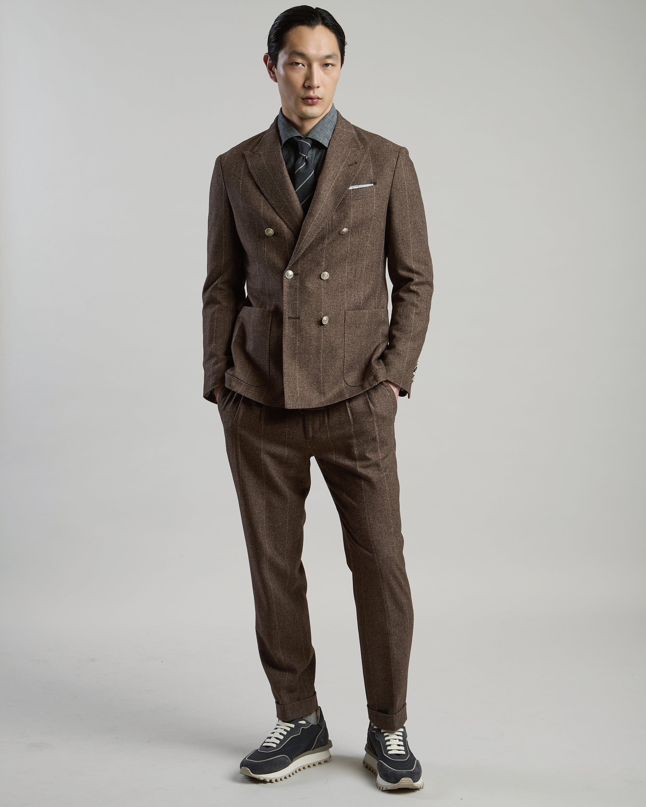 ABITO DOPPIOPETTO LANA COTONE CASHMERE