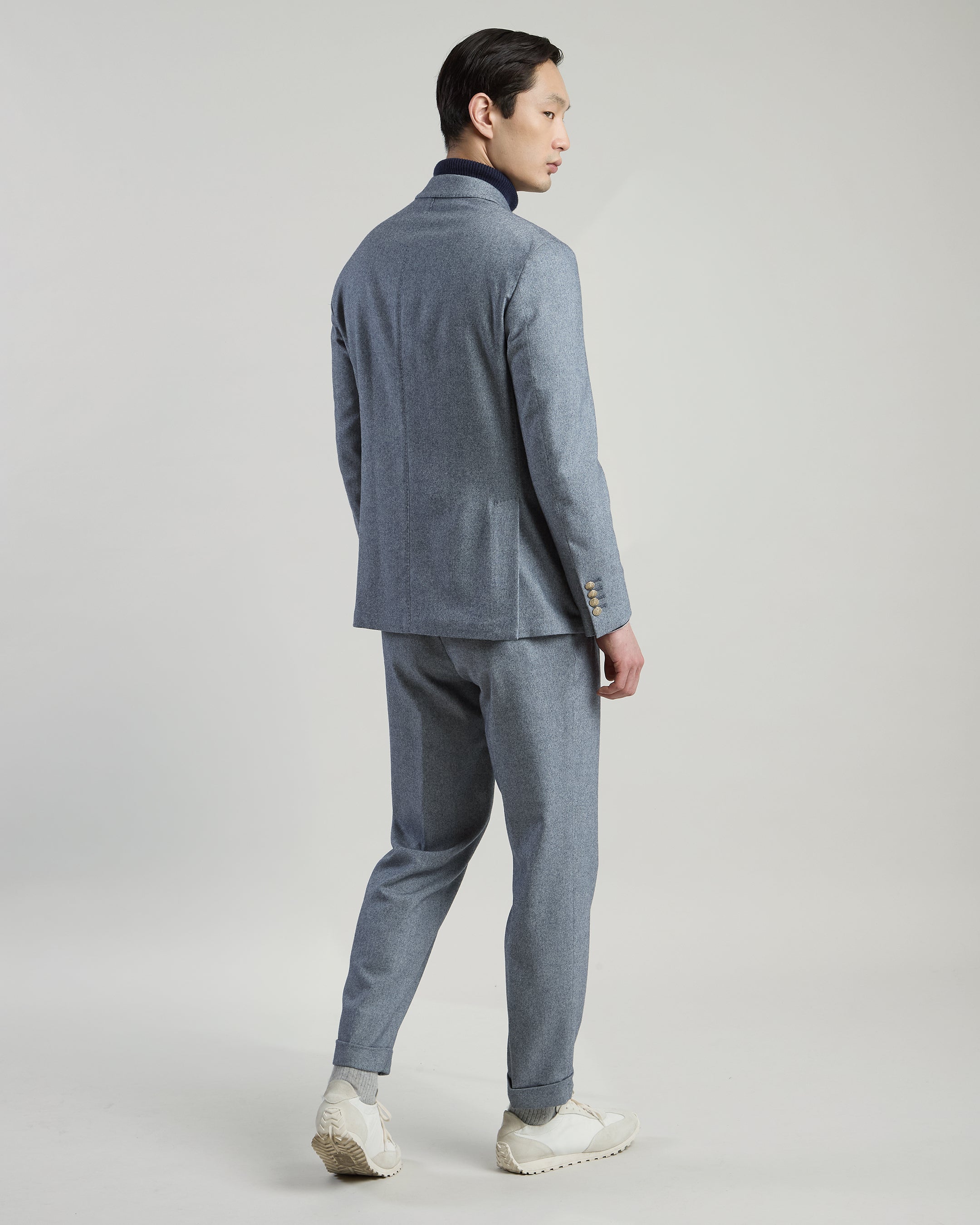 ABITO DOPPIOPETTO LANA SETA CASHMERE