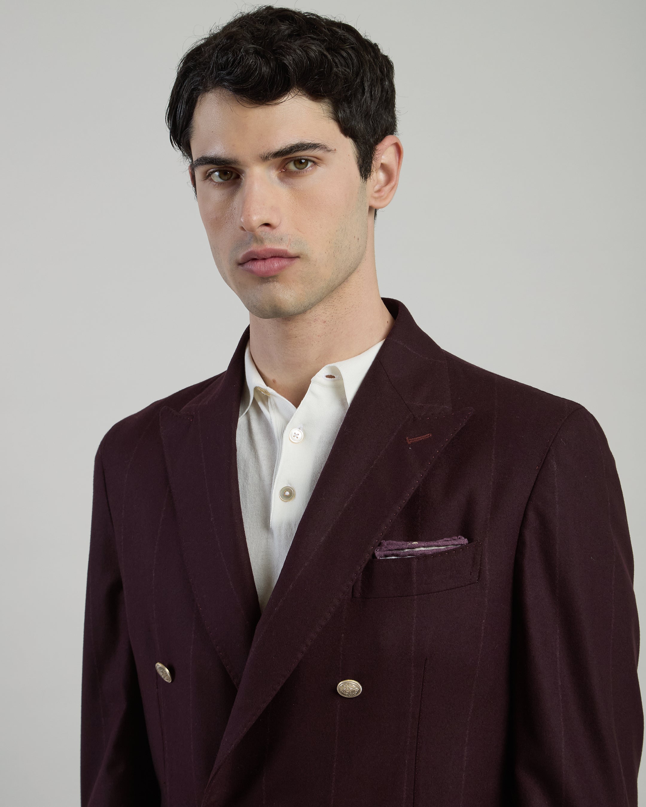 ABITO DOPPIOPETTO LANA SETA CASHMERE