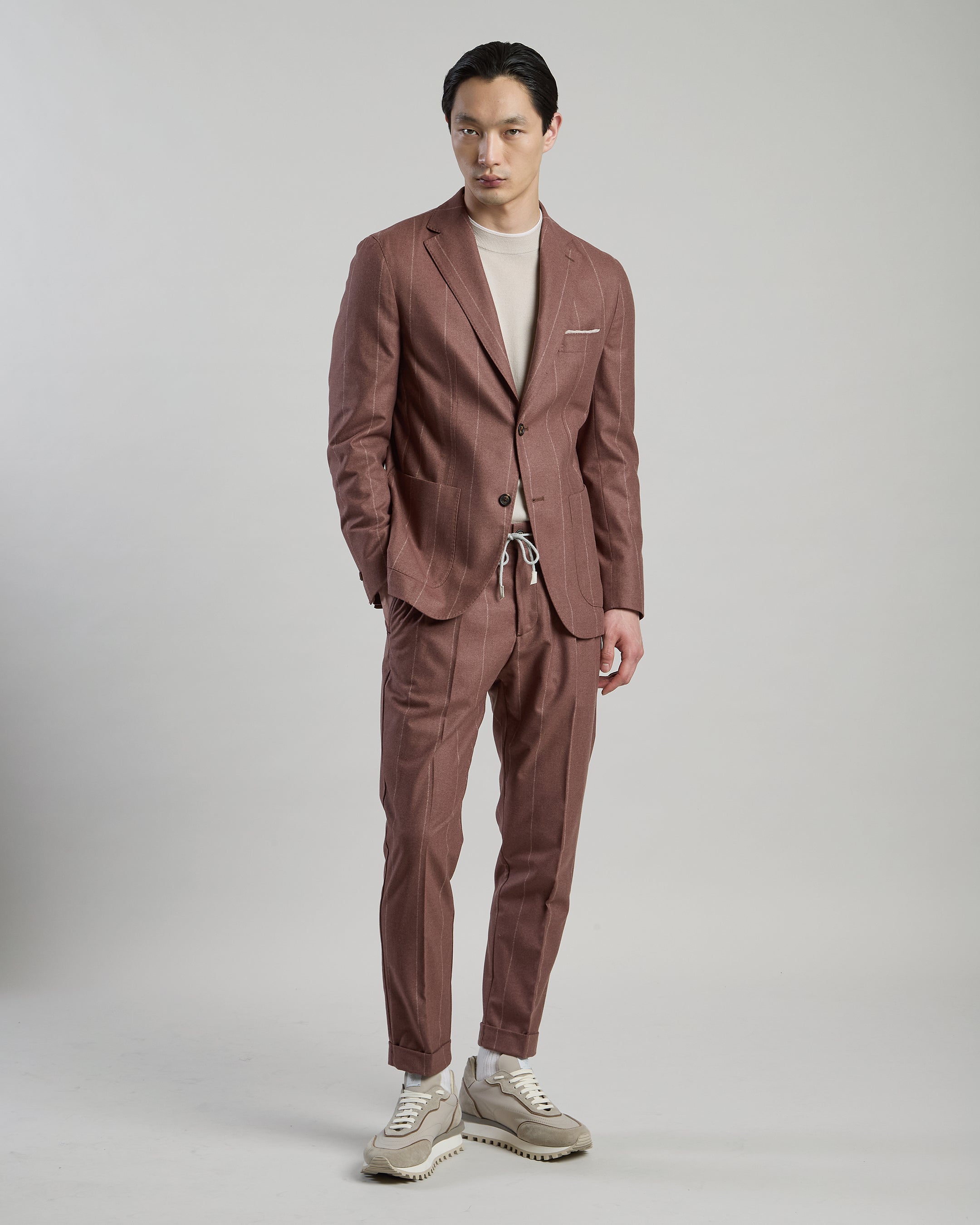 ABITO MONOPETTO LANA SETA CASHMERE