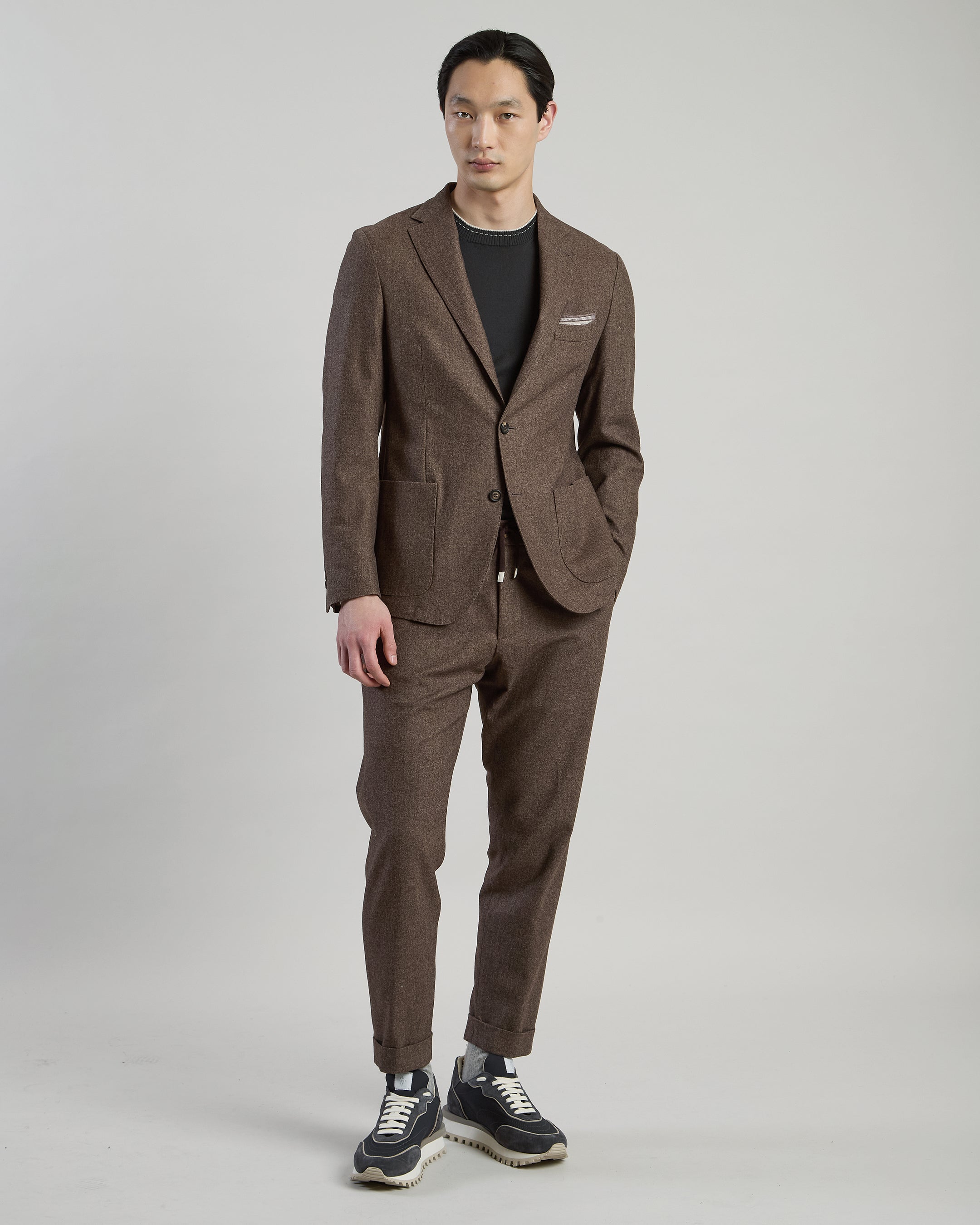 ABITO MONOPETTO LANA COTONE CASHMERE