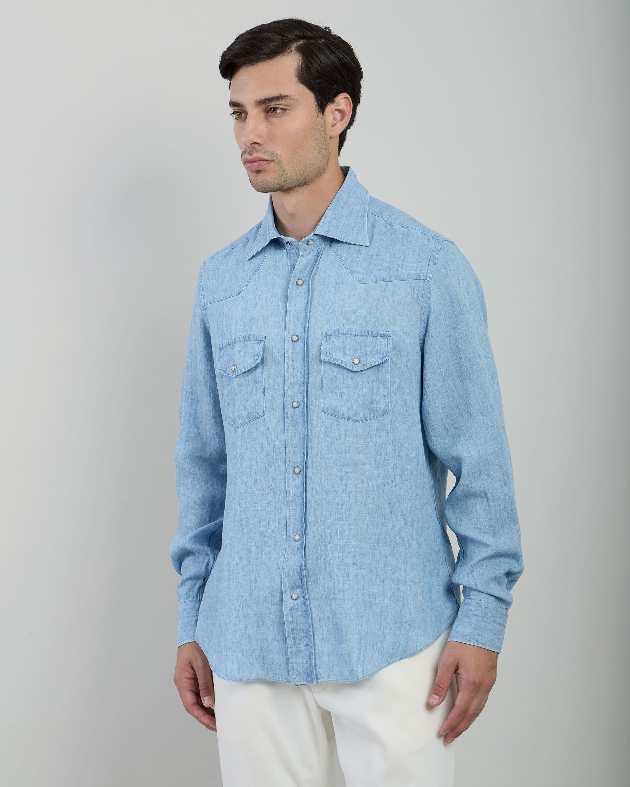 CAMICIA LYOCELL LINO