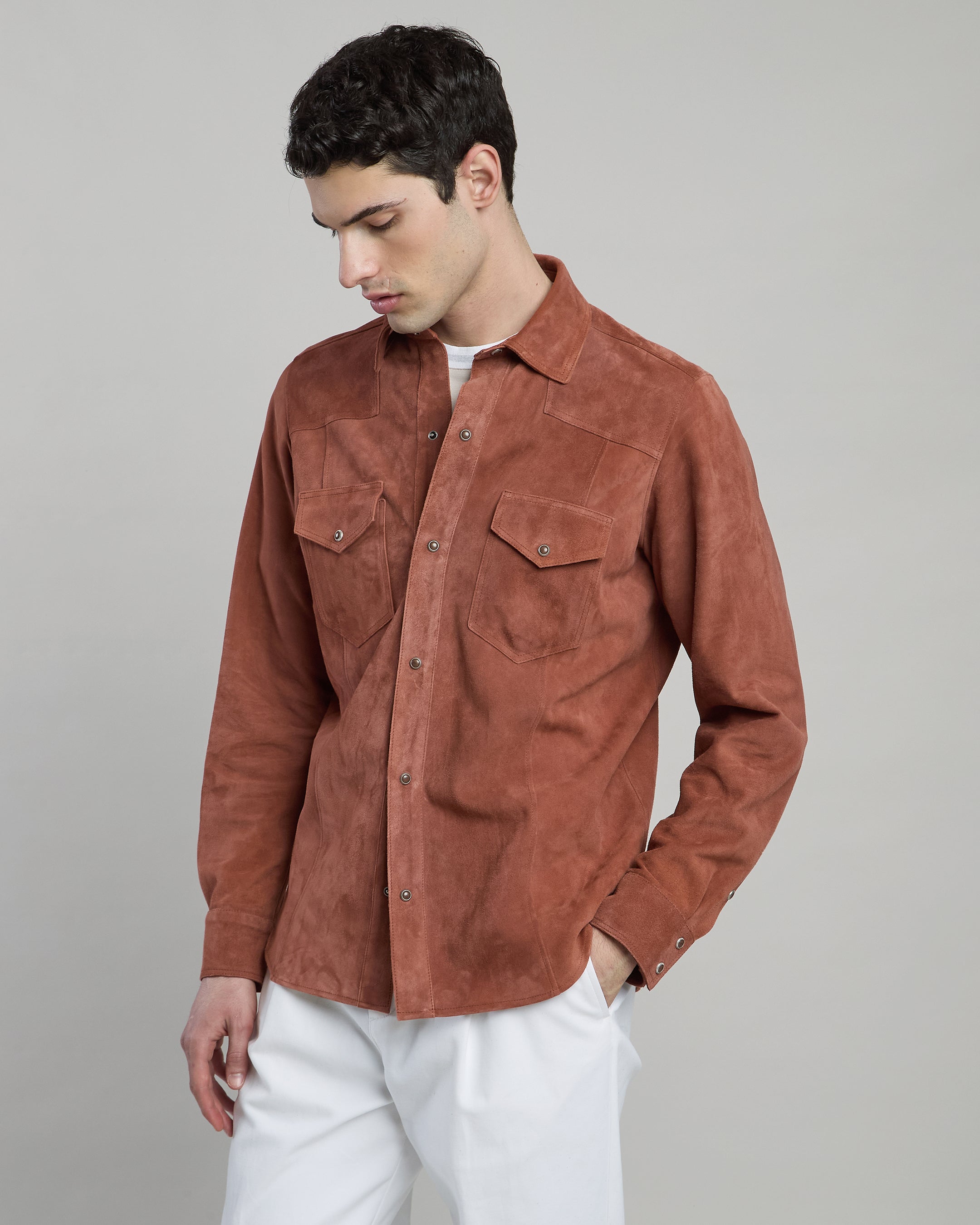 CAMICIA TEXAS SUEDE NAPPIZZATO