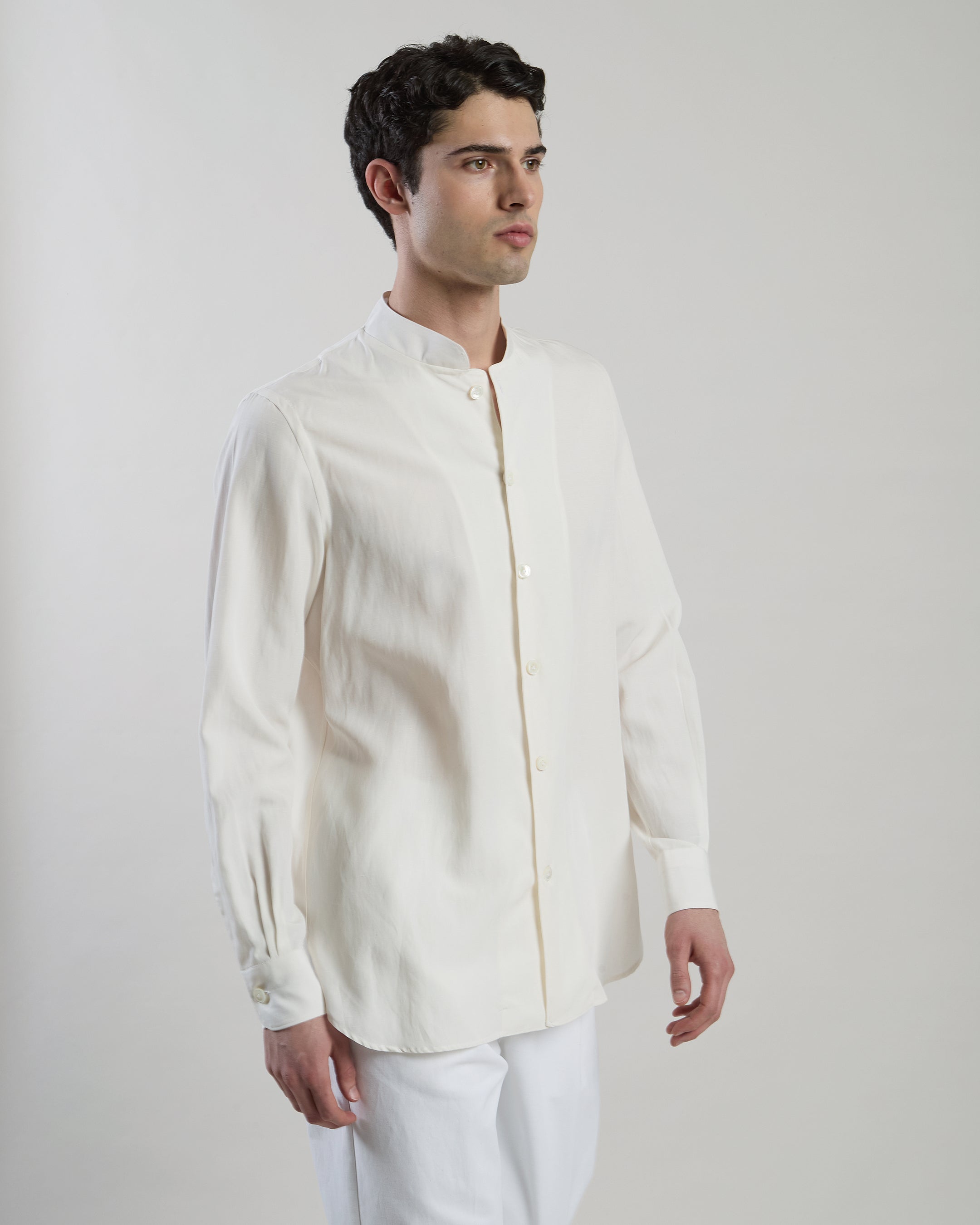CAMICIA LYOCELL LINO COTONE