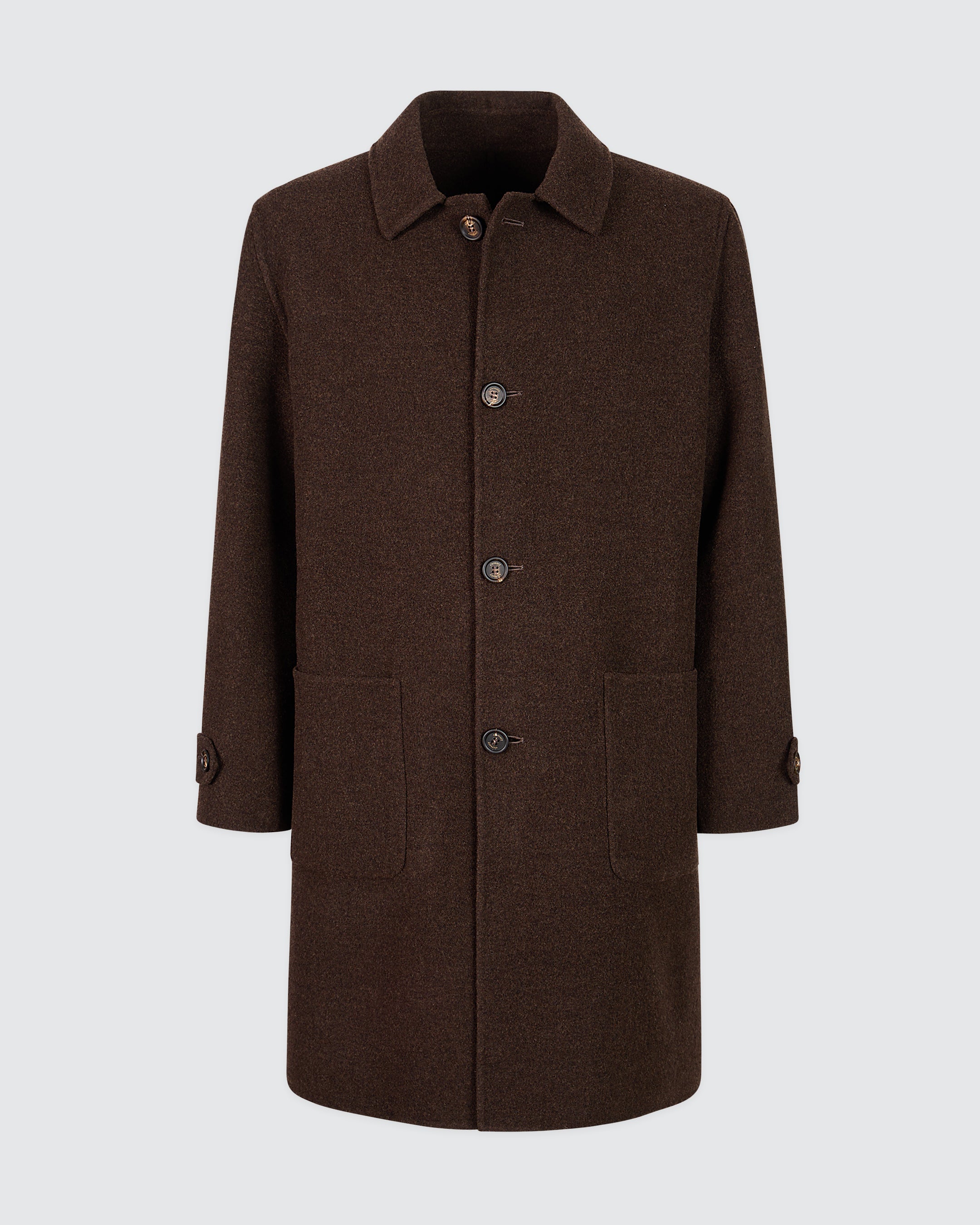 CAPPOTTO MONOPETTO REVERSIBILE LANA