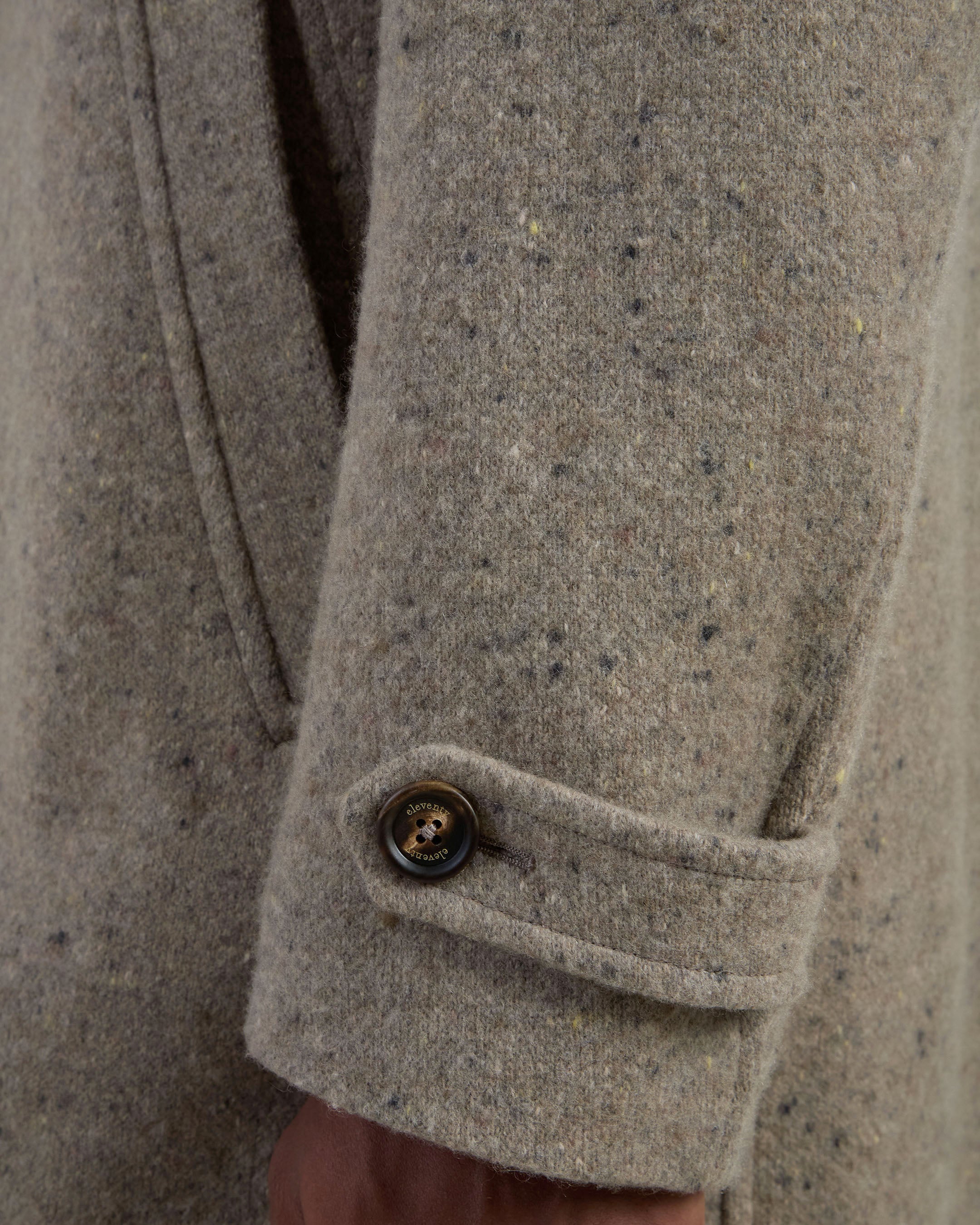 CAPPOTTO MONOPETTO LANA CASHMERE TWEED