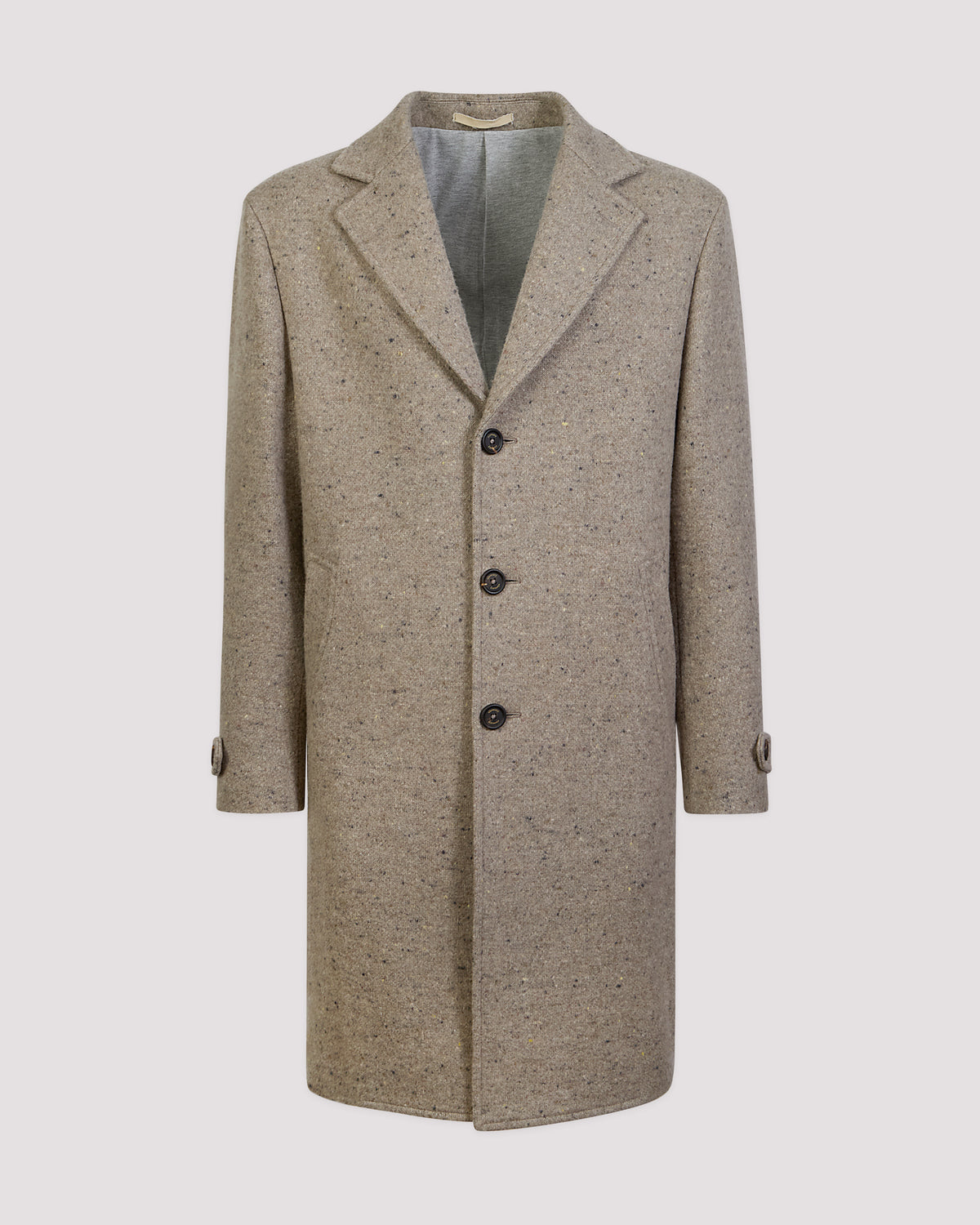 CAPPOTTO MONOPETTO LANA CASHMERE TWEED