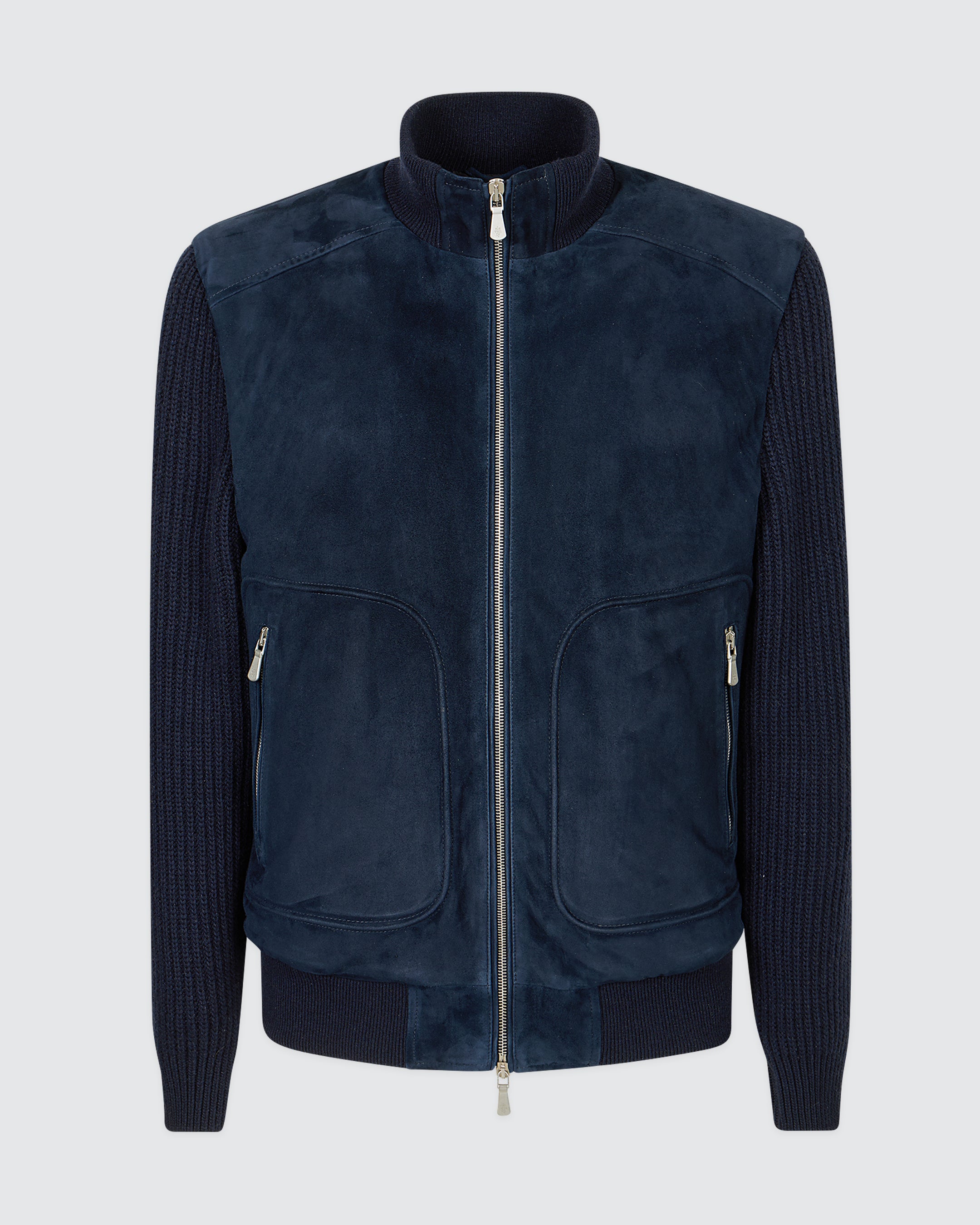GIUBBINO SUEDE E MAGLIA