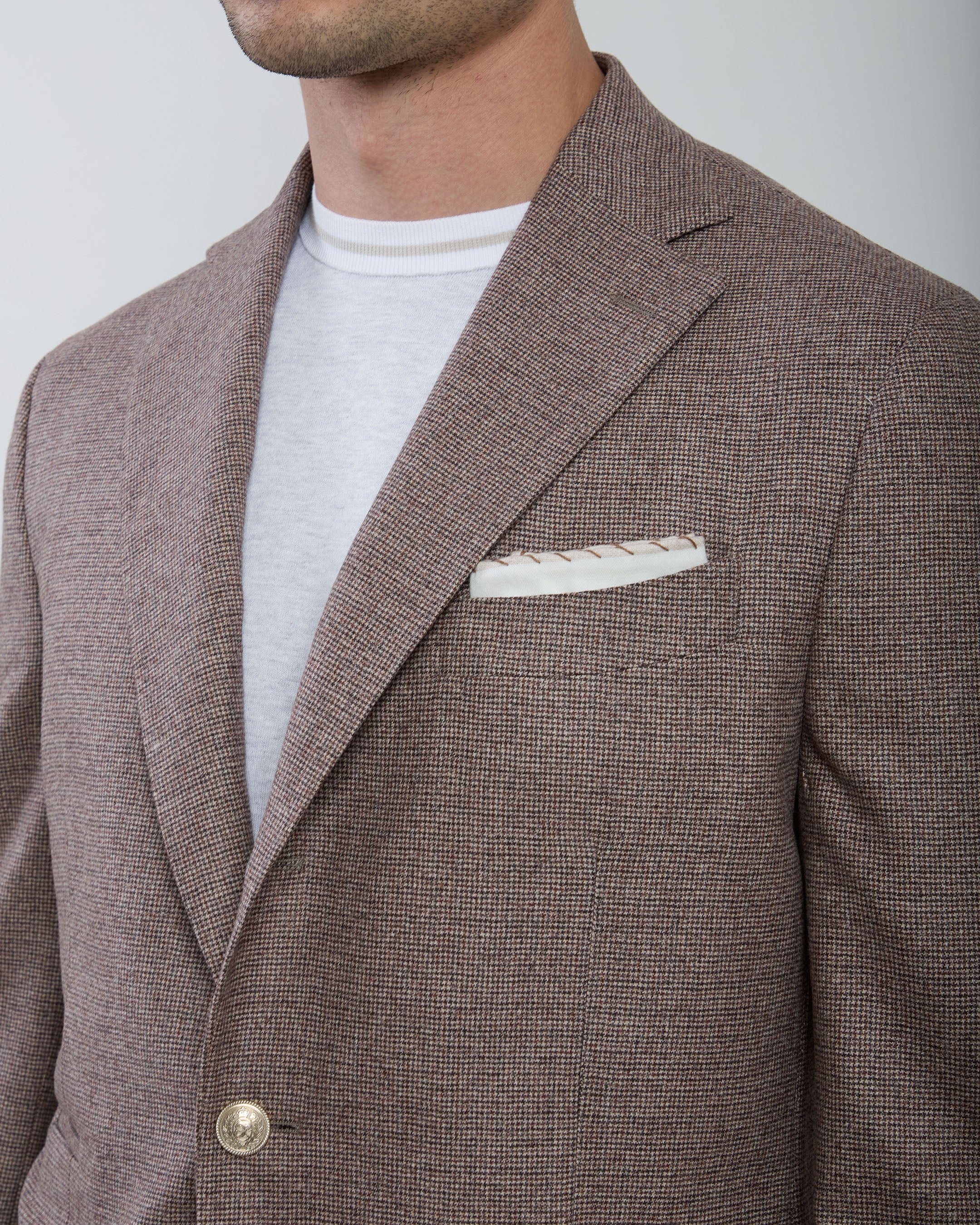GIACCA MONOPETTO LANA SETA CASHMERE