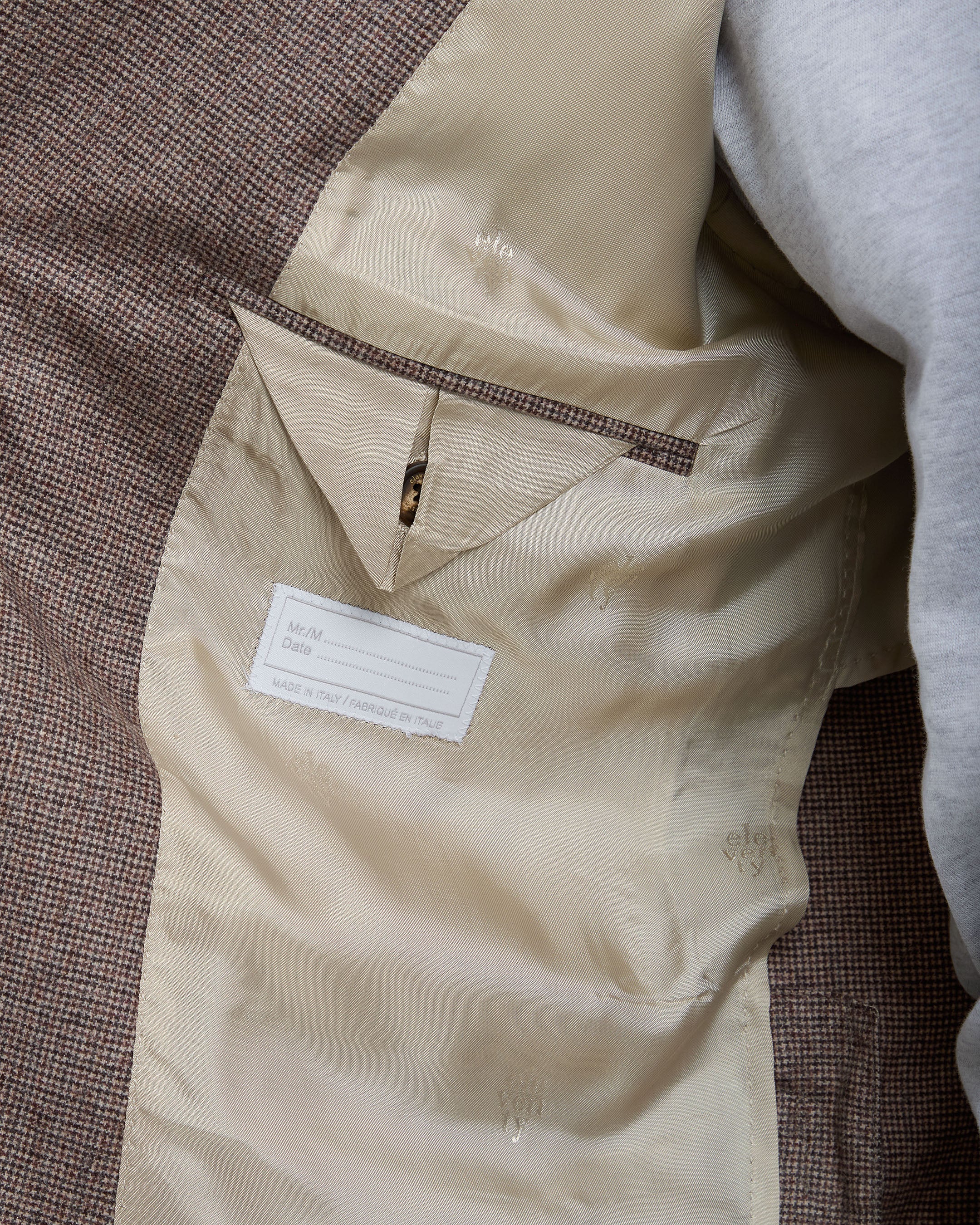 GIACCA MONOPETTO LANA SETA CASHMERE