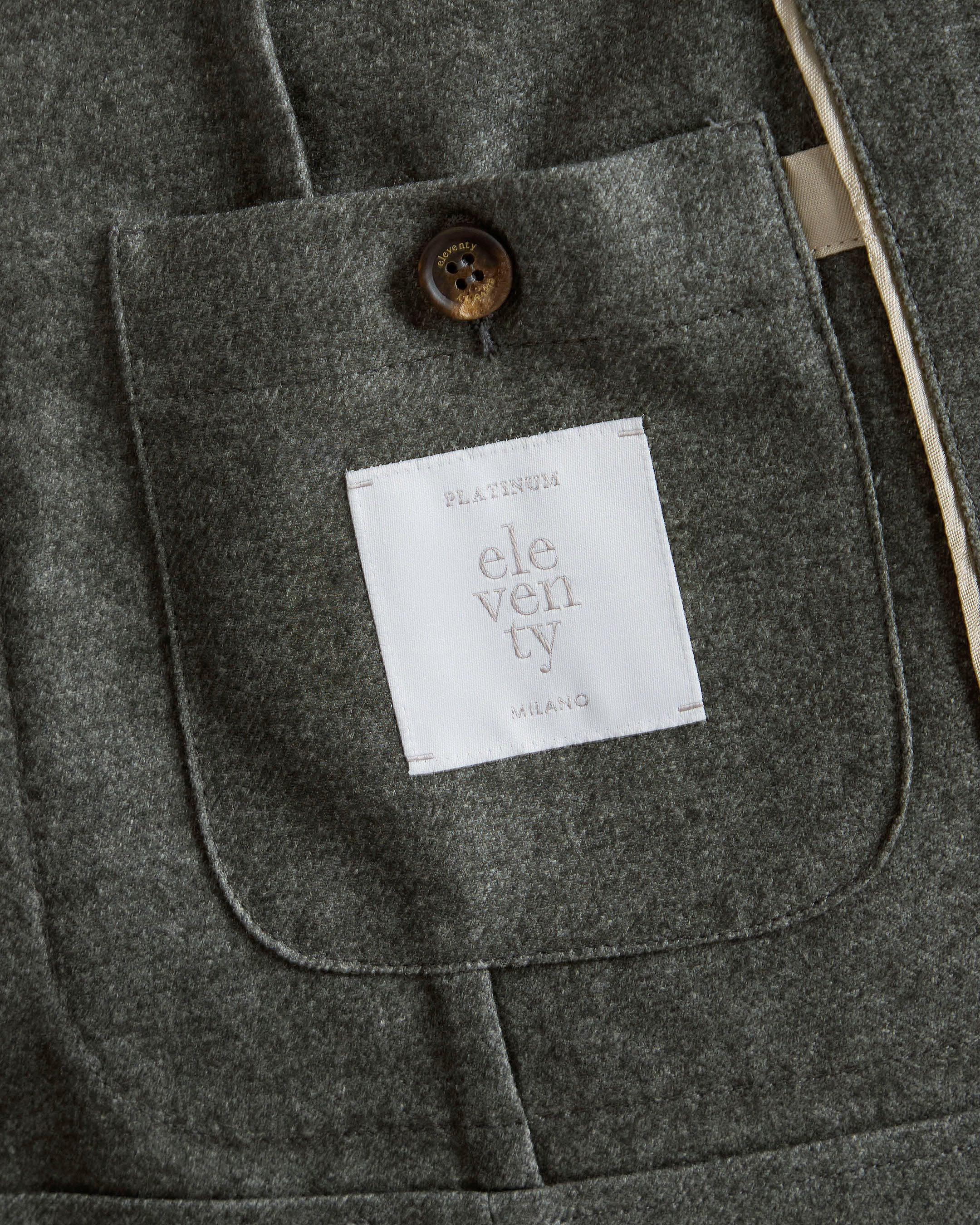 GIACCA MONOPETTO LANA COTONE CASHMERE
