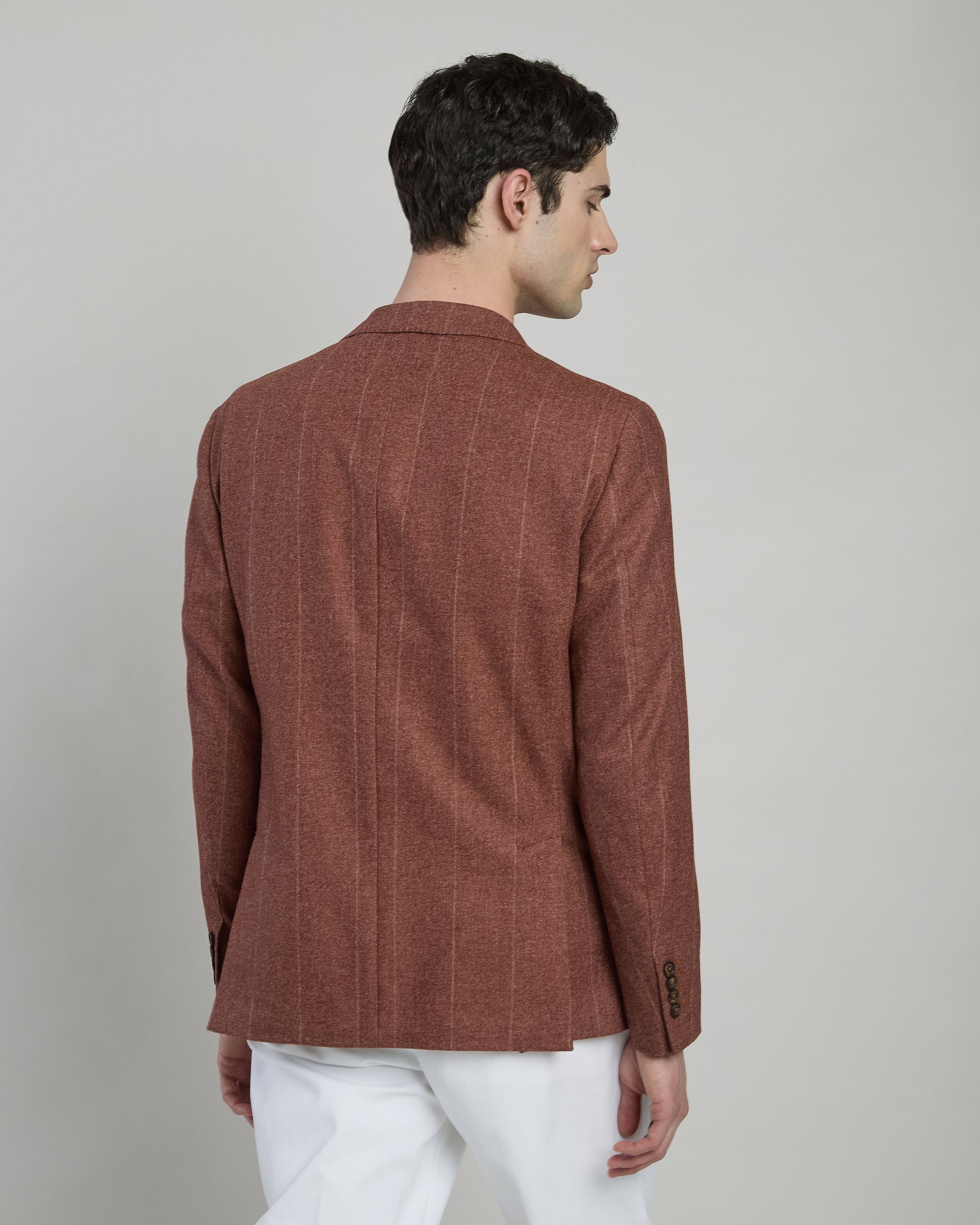 GIACCA MONOPETTO LANA COTONE CASHMERE