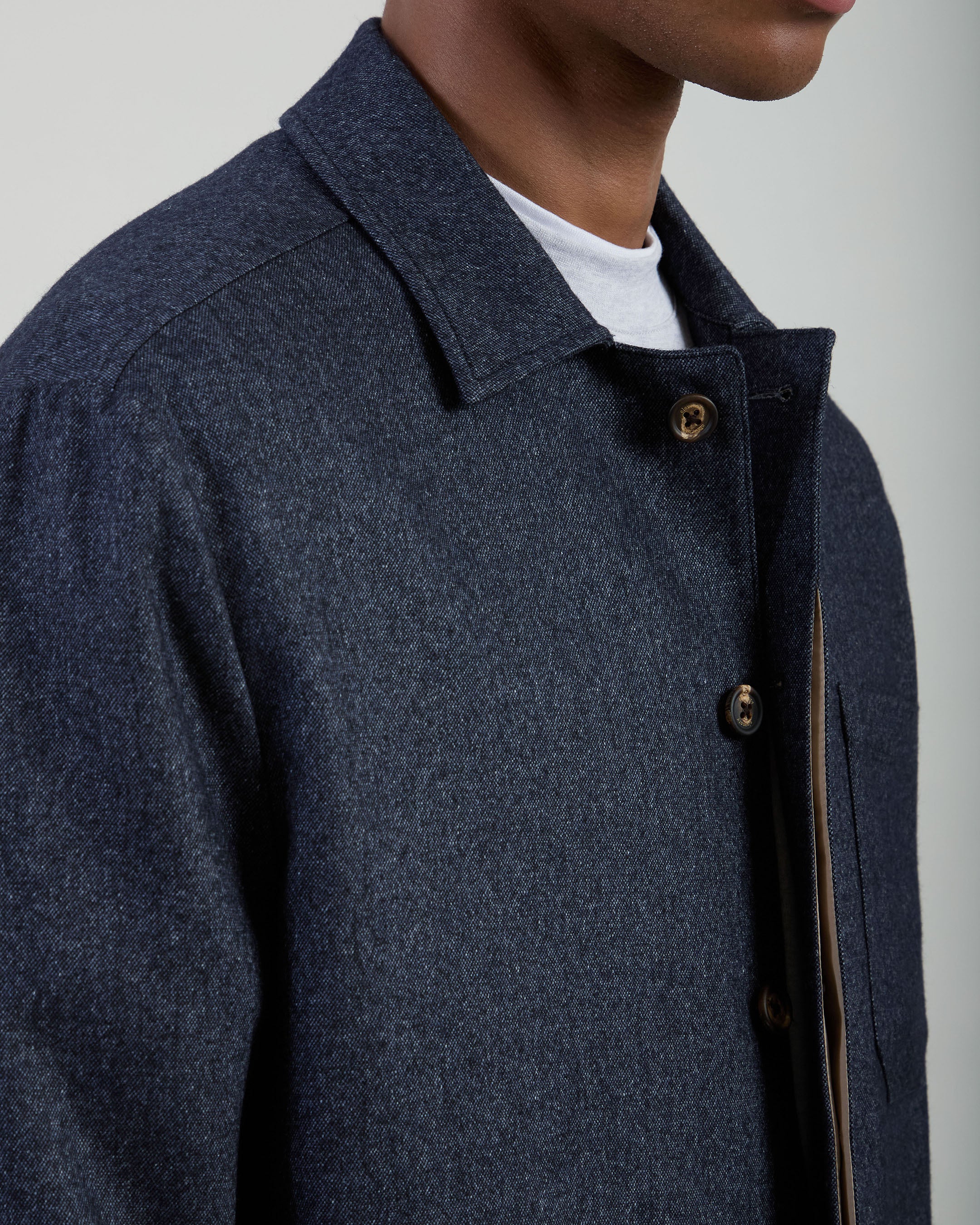 GIACCA-CAMICIA LANA SETA CASHMERE