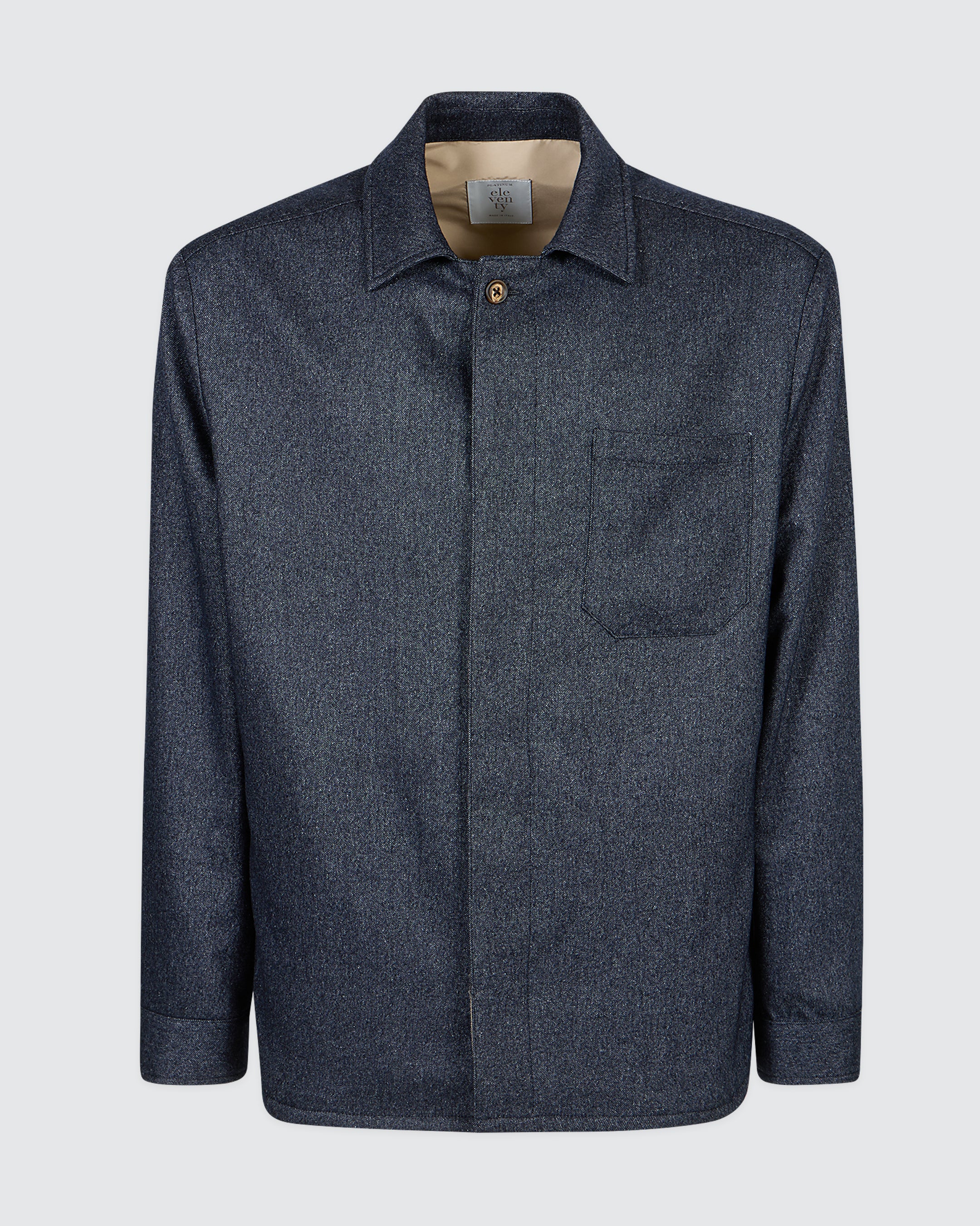 GIACCA-CAMICIA LANA SETA CASHMERE
