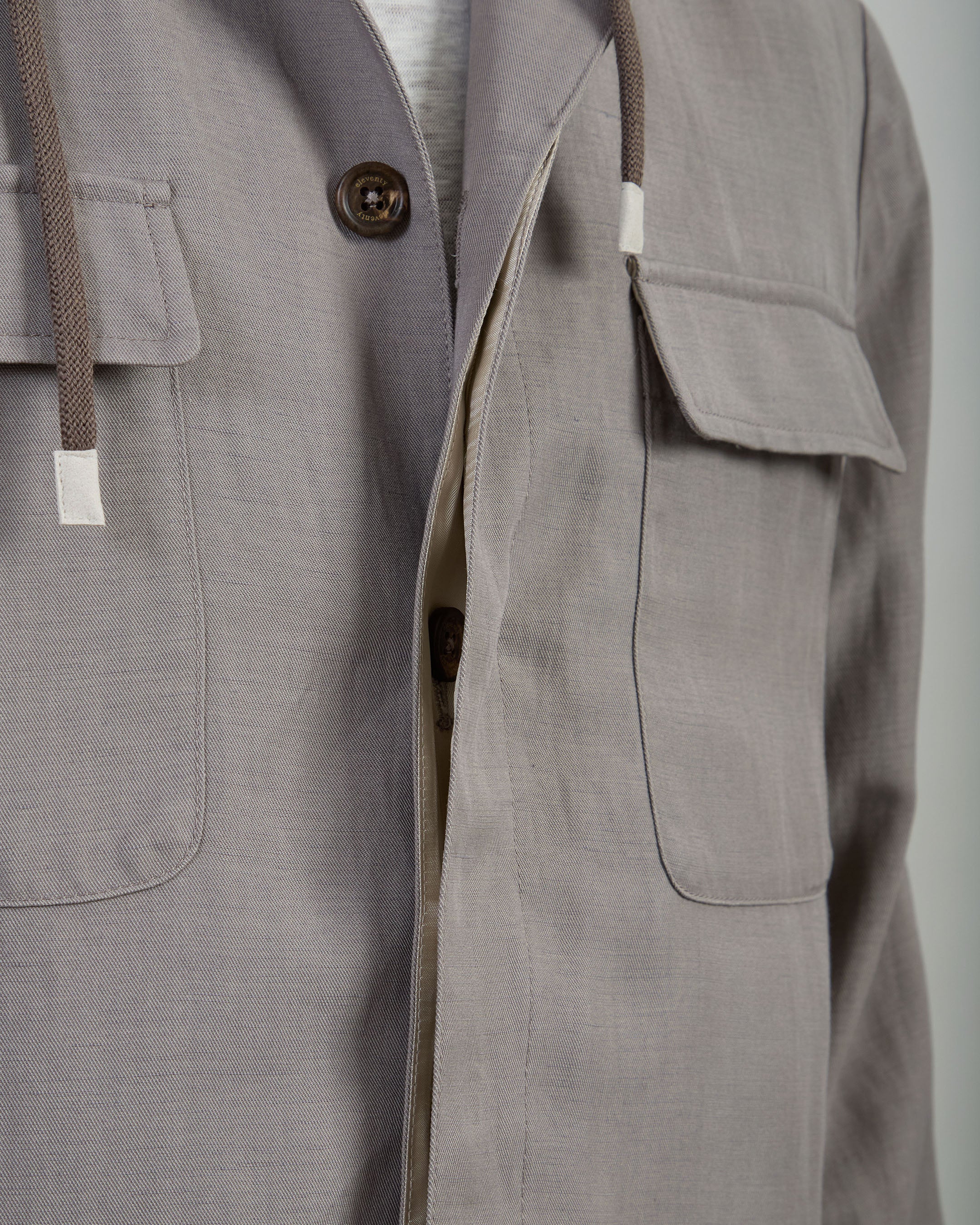 GIACCA-CAMICIA LYOCELL E LINO
